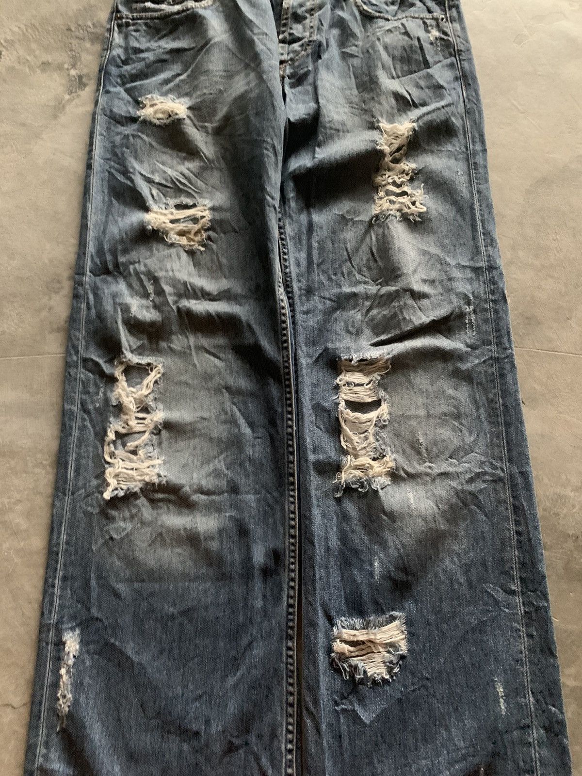 Dolce & Gabbana 00s distressed dolce gabbana crazy design Size US 35 - 12 Thumbnail
