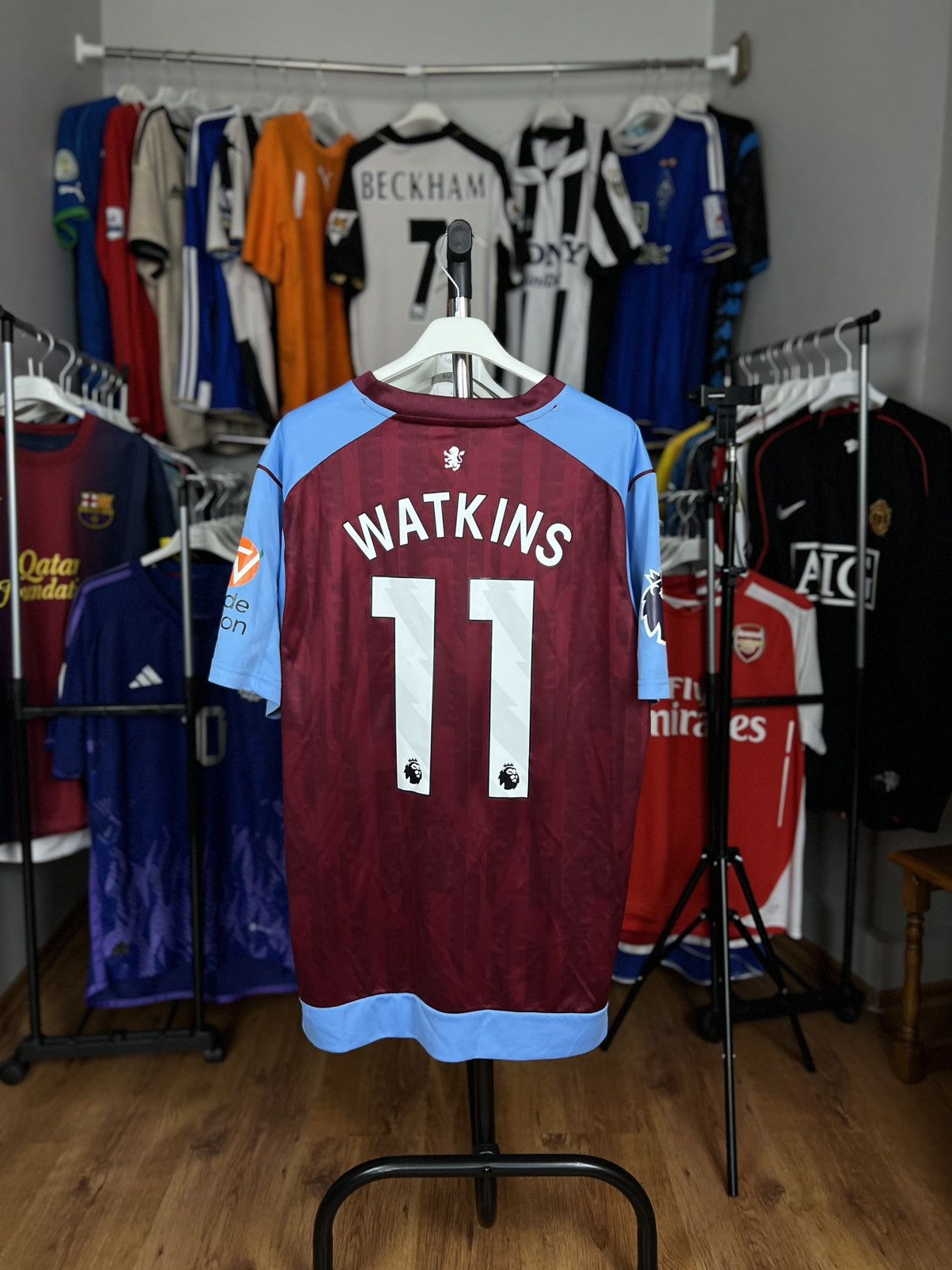Castore Soccer Jersey Castore Aston Villa 2023/24 Watkins #11 Size US L / EU 52-54 / 3 - 1 Thumbnail