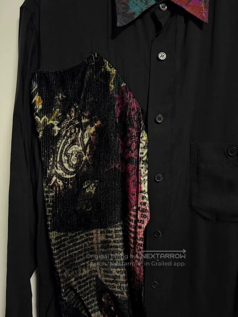 Yohji Yamamoto Yohji Yamamoto 23SS Velvet Patchwork Shirt Size US L / EU 52-54 / 3 - 2 Thumbnail