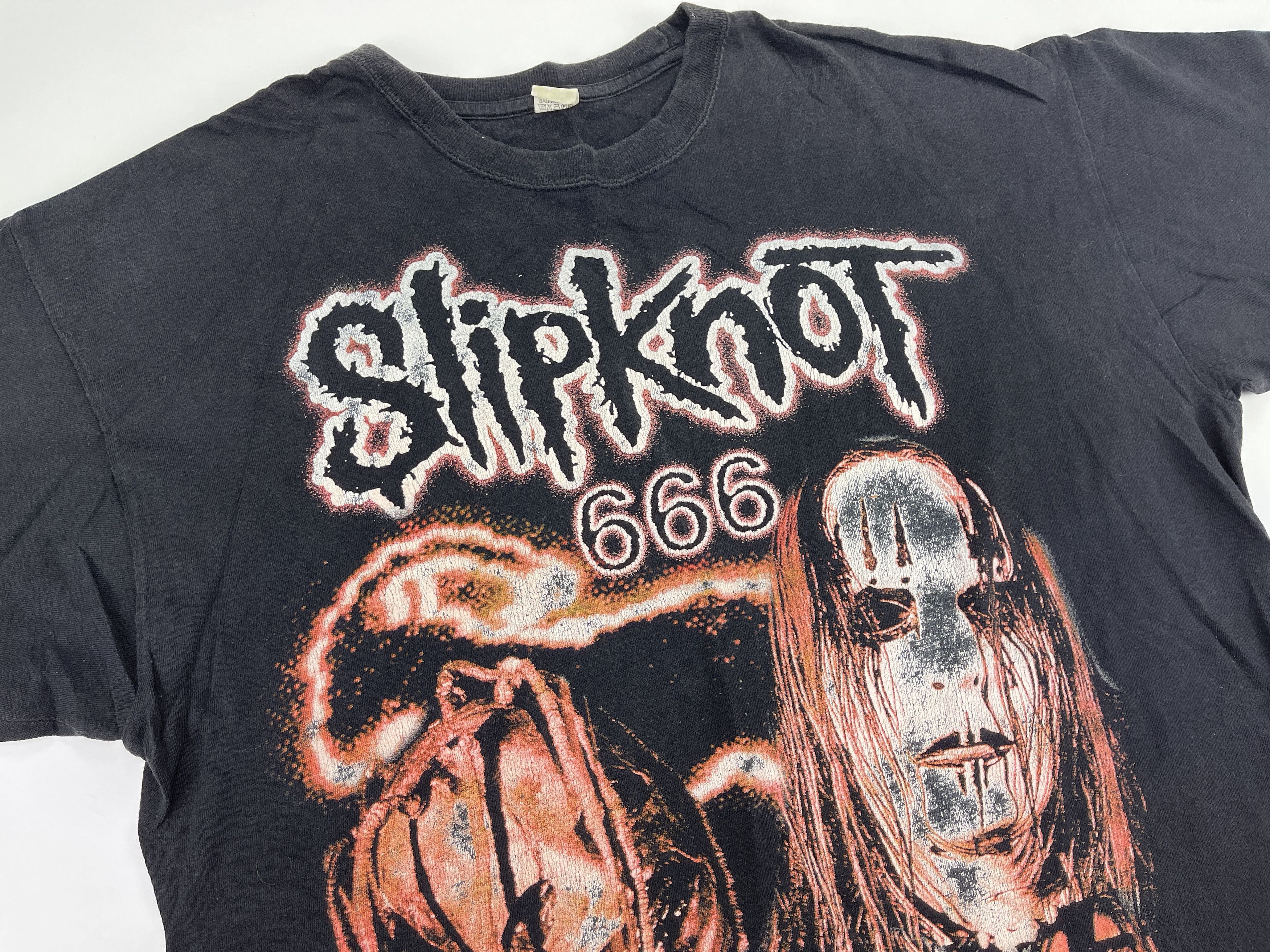 Band Tees × Slipknot Vintage Slipknot T-Shirt, Iowa World Tour 2001, 90s Rock XXL Size US XXL / EU 58 / 5 - 5 Thumbnail