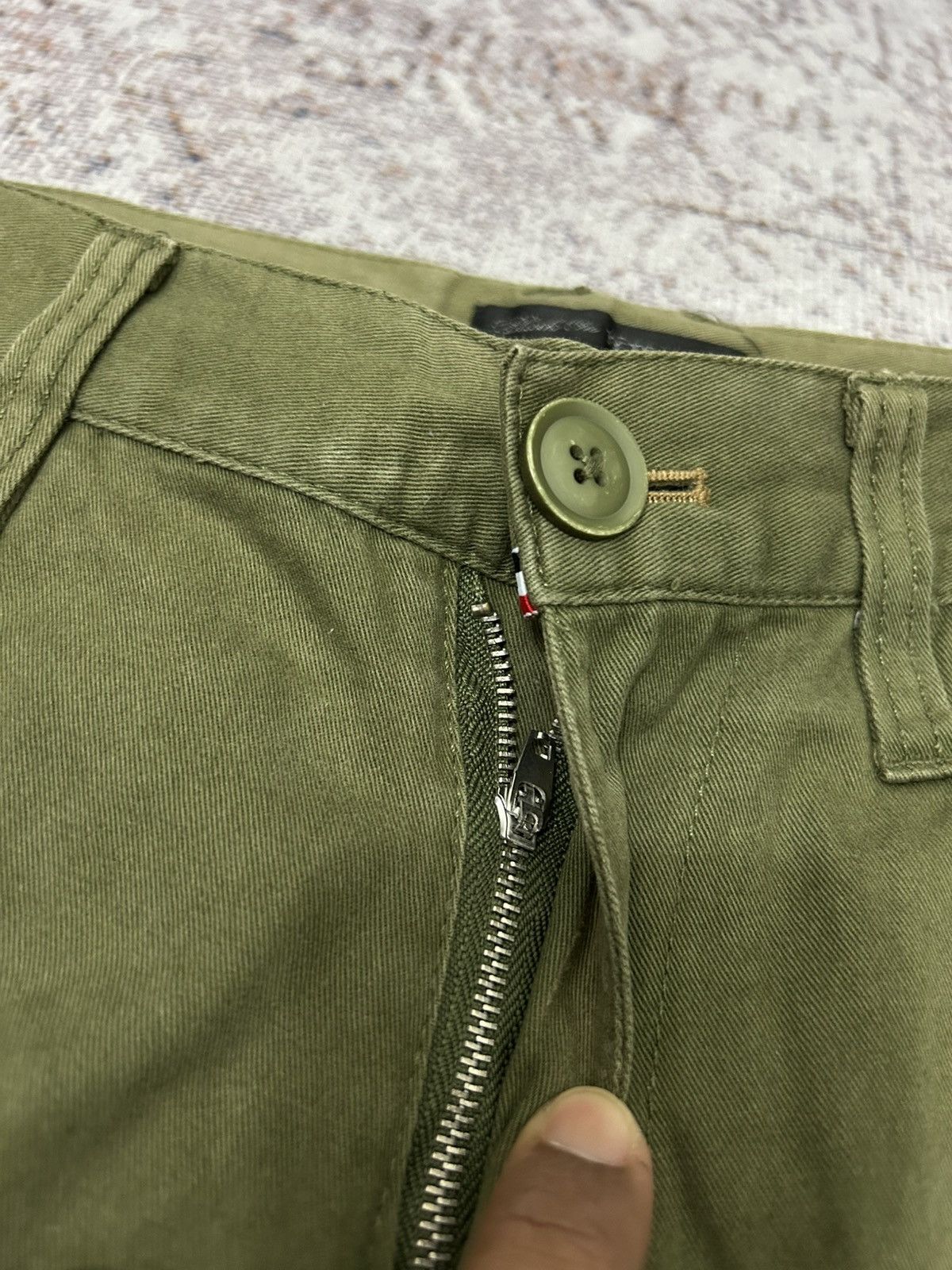 Tete Homme Vintage Sun Faded Tete Homme Issey Miyake Buckle Back Pants Size US 31 - 7 Thumbnail