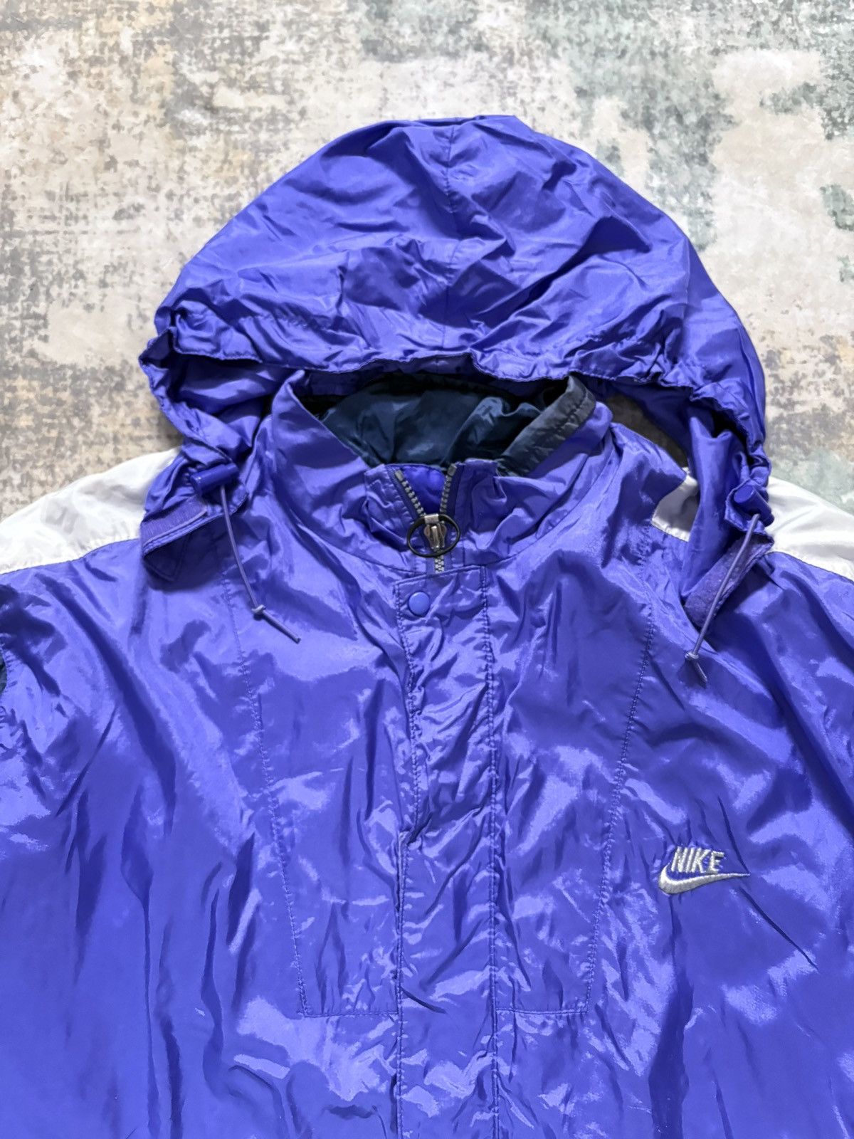 Nike 80’s Nike International Detachable Hood Windbreaker Size US M / EU 48-50 / 2 - 3 Thumbnail