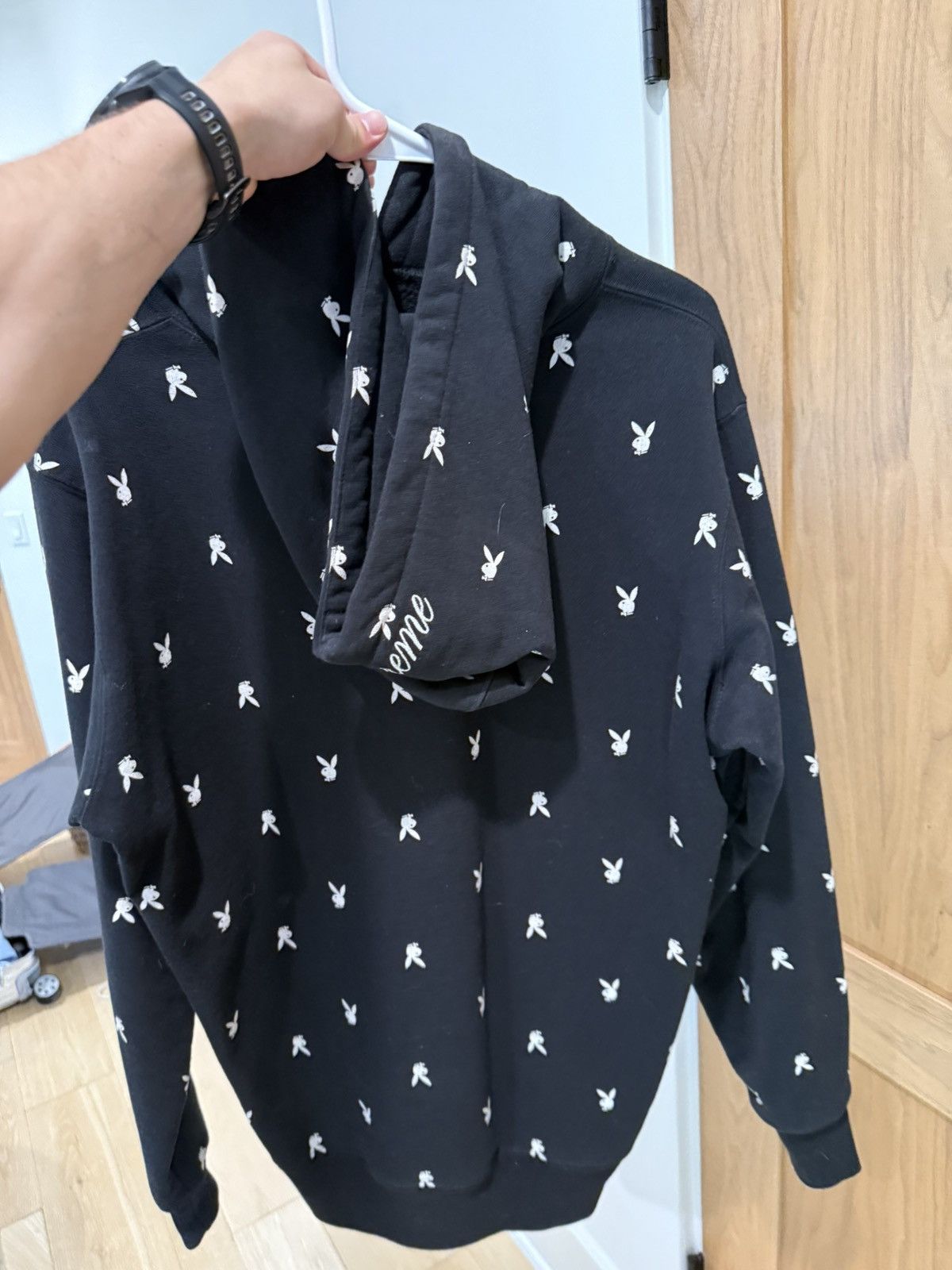 Supreme Supreme Playboy Hoodie Black Size US L / EU 52-54 / 3 - 2 Thumbnail
