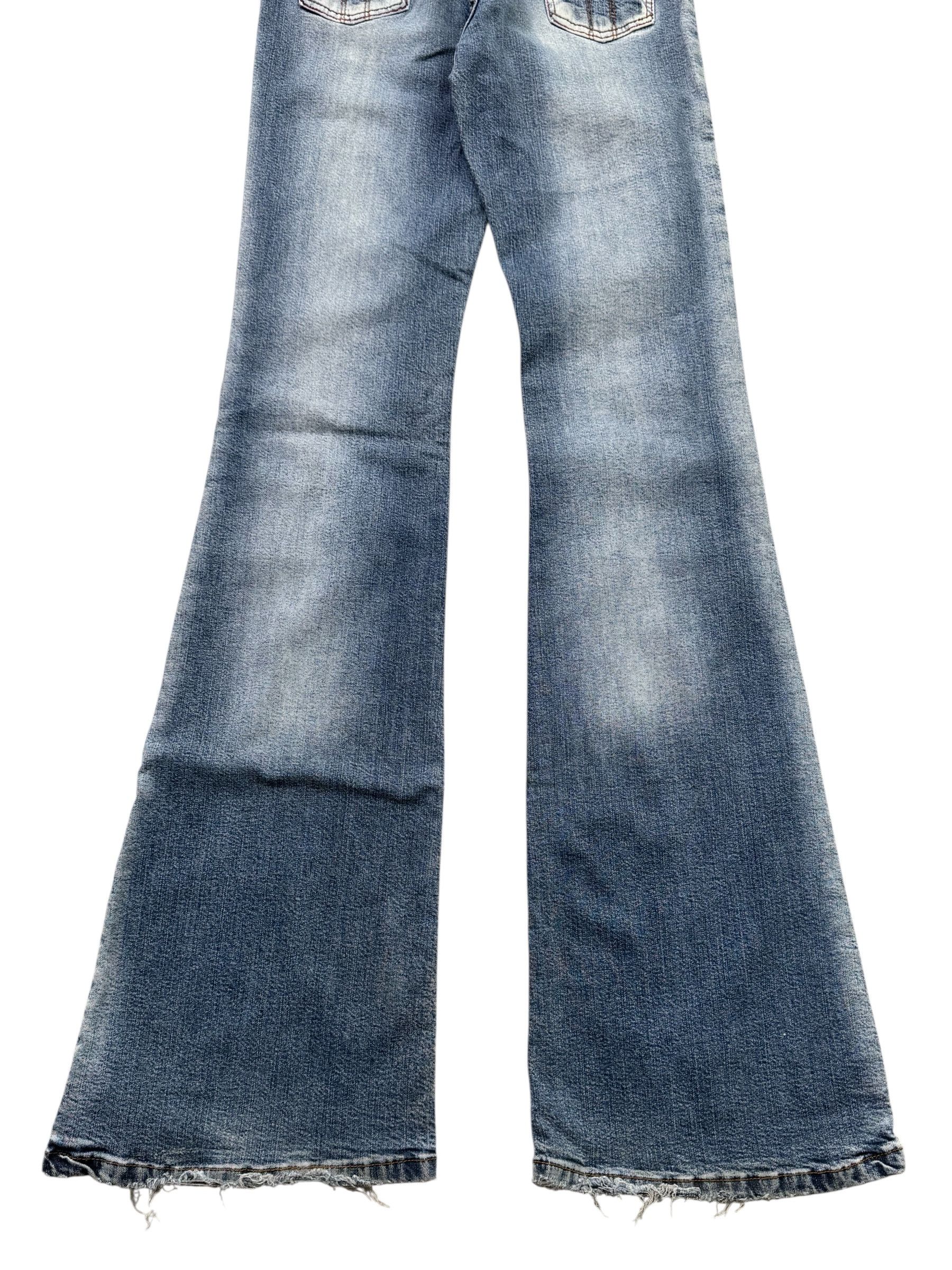 Vintage Vintage Flare Jeans W450 Size 25" / US 0 / IT 36 - 5 Thumbnail