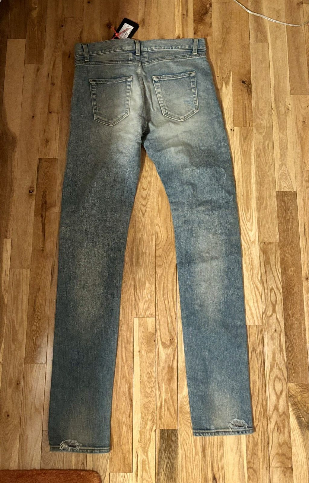 Saint Laurent Paris SLP Super Destroyed Jeans Hedi Era Rare Size US 30 / EU 46 - 7 Thumbnail