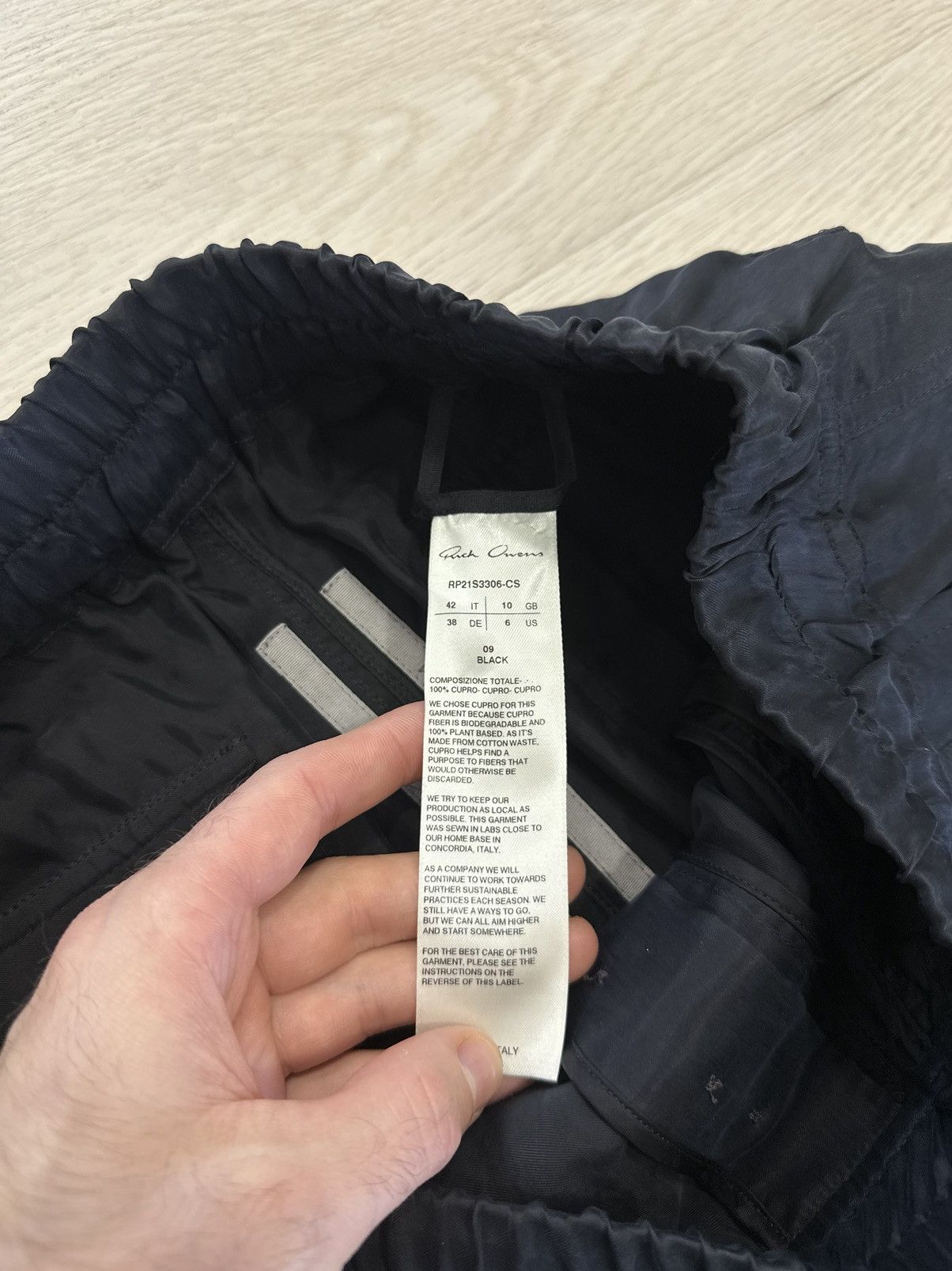 Rick Owens Spring 2021 phlegethon pants cupro Size US 30 / EU 46 - 4 Thumbnail