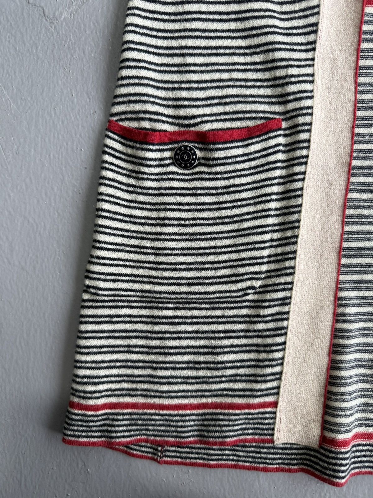 Chanel Chanel - Stripes Long Cardigan Size XS / US 0-2 / IT 36-38 - 5 Thumbnail