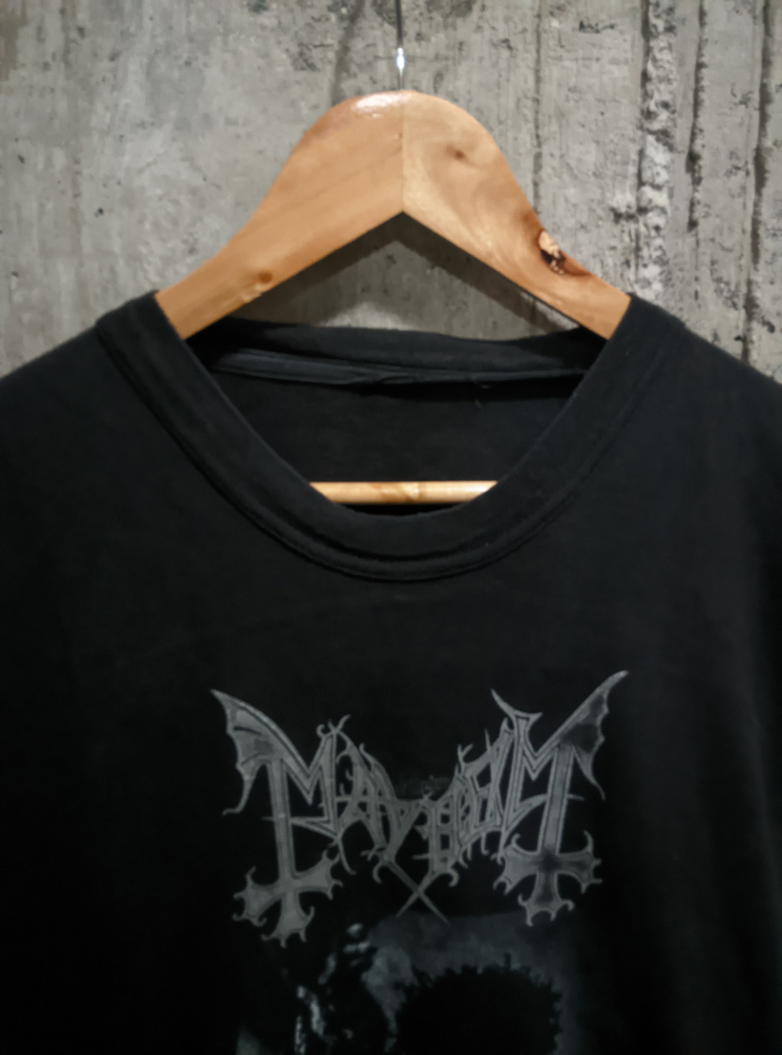 Band Tees Vintage 90s mayhem pure fucking armagedón black metal Size US L / EU 52-54 / 3 - 7 Thumbnail