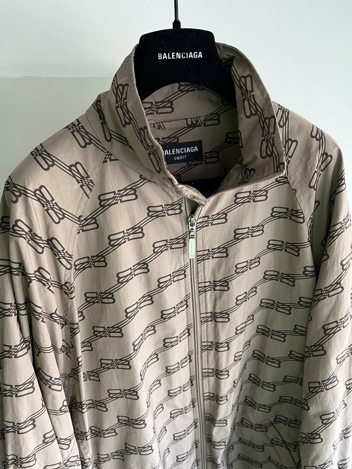 Balenciaga Super Runway Rare Brand New Balenciaga BB Monogram Jacket Size US XXL / EU 58 / 5 - 14 Thumbnail