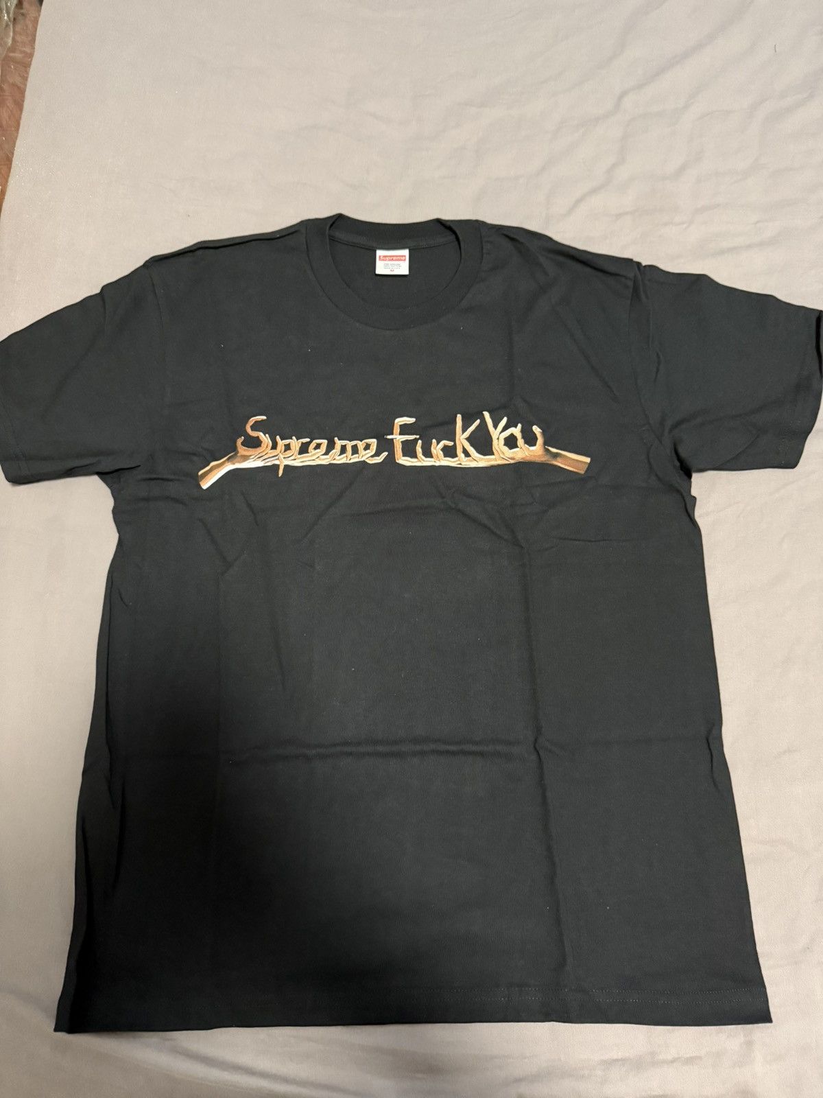 Supreme Supreme fuck u tee black Size US M / EU 48-50 / 2 - 1 Thumbnail