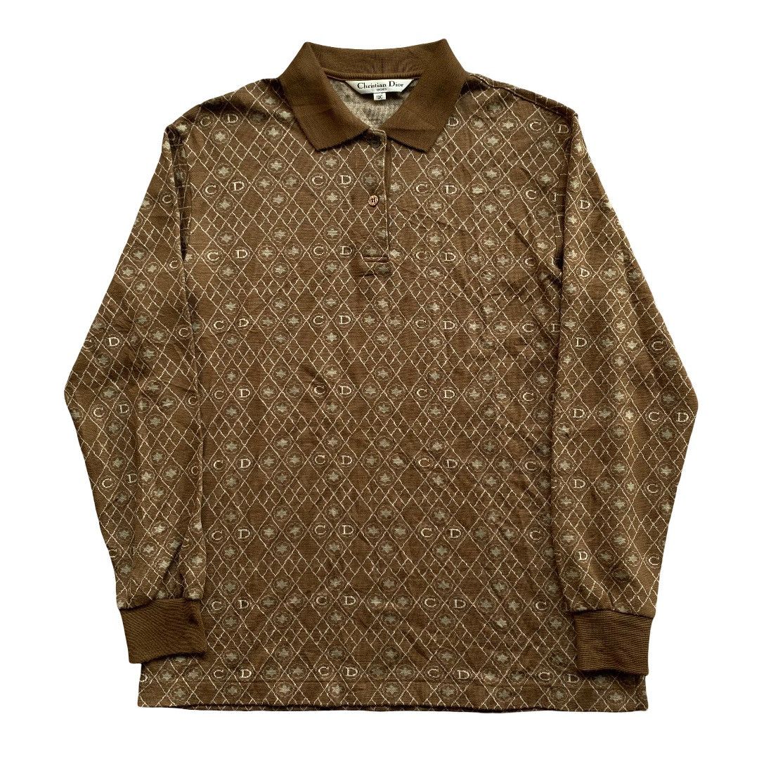 CHRISTIAN DIOR Sports Monogram Vintage Polo Shirt