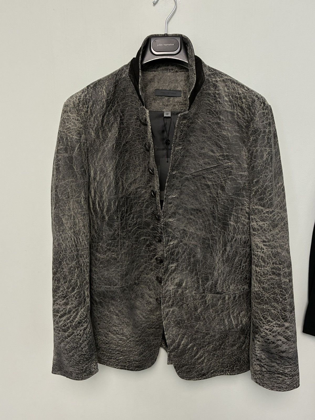 John Varvatos Woodward Multibutton Suede Jacket EU 48 USA 38 Size US M / EU 48-50 / 2 - 9 Thumbnail