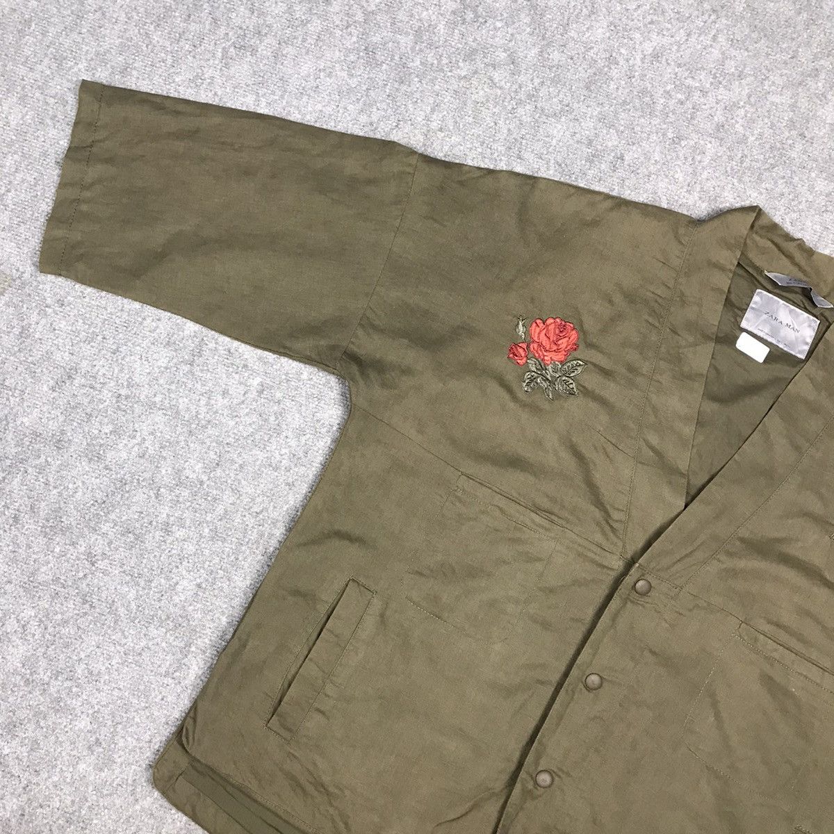 Japanese Brand × Zara ZARA MAN DENIM KIMONO JAPAN STYLE EMBROIDERY DESIGN Size US L / EU 52-54 / 3 - 5 Thumbnail