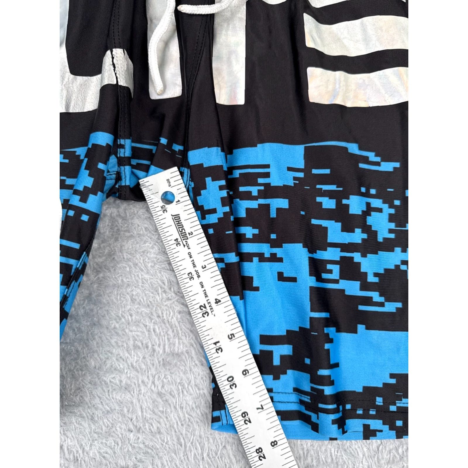 Vintage VINTAGE Elite Shorts Mens Large Blue Black Elastic Waist Gym MMA Workout Training Shirt Size US 34 / EU 50 - 6 Thumbnail