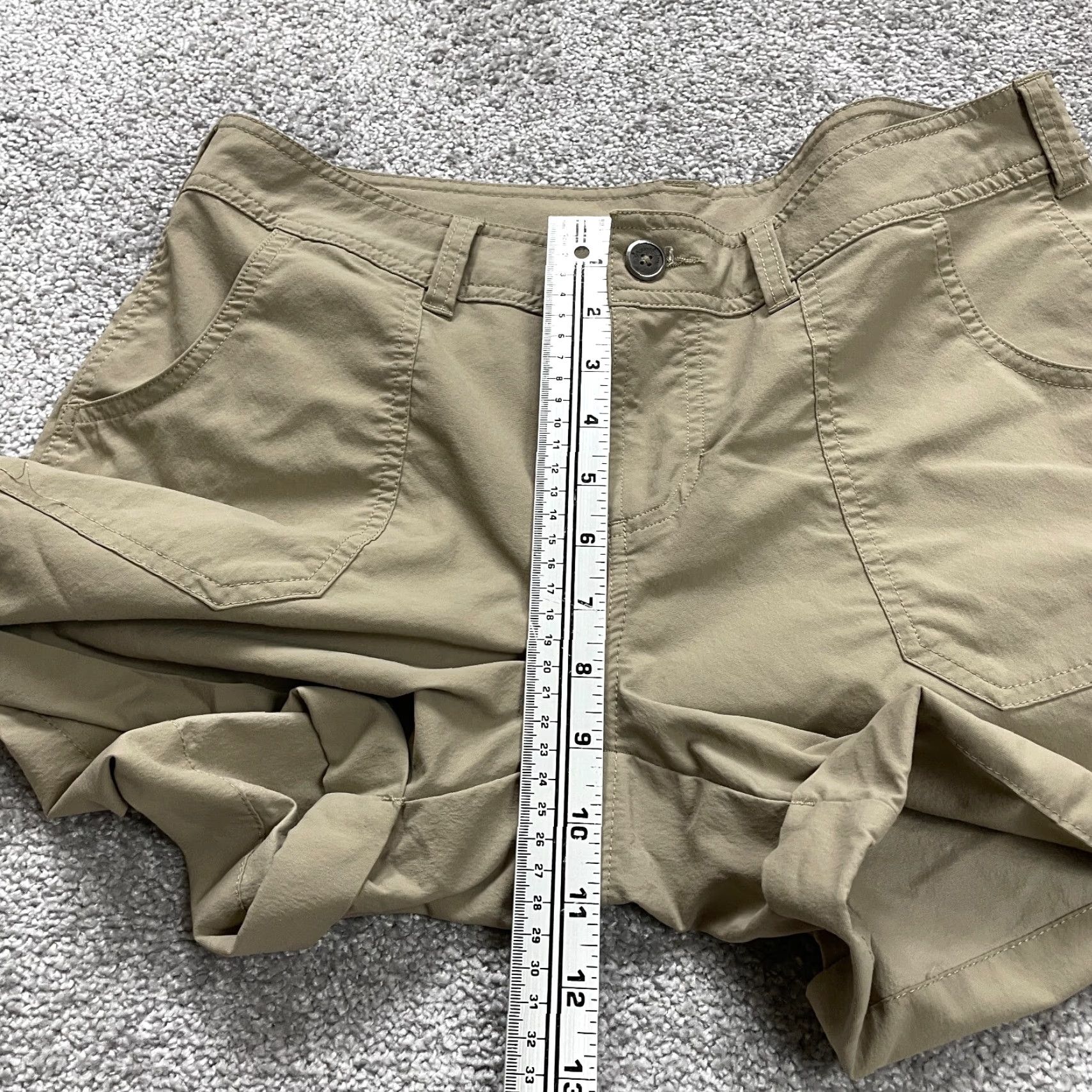 The North Face The North Face Shorts Womens 10 Brown Nylon Mid Rise Casual Outdoor Hiking 34x4 Size 32" / US 10 / IT 46 - 7 Thumbnail