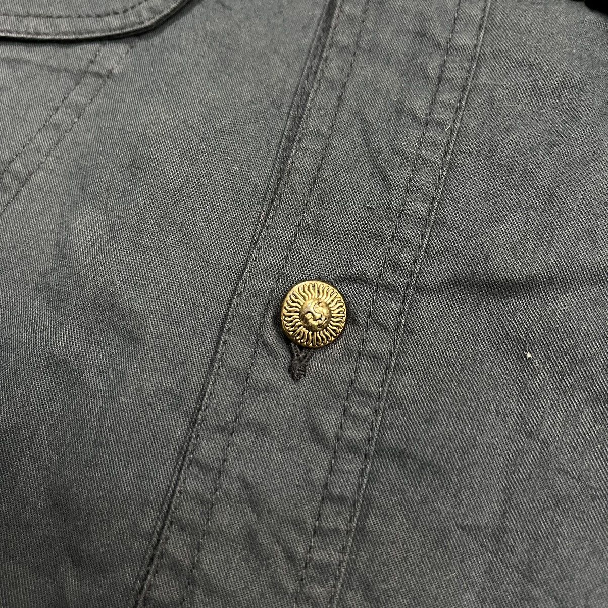 Versace × Vintage Vintage 90s Versace oversized studded medusa button shirt Size US M / EU 48-50 / 2 - 7 Thumbnail