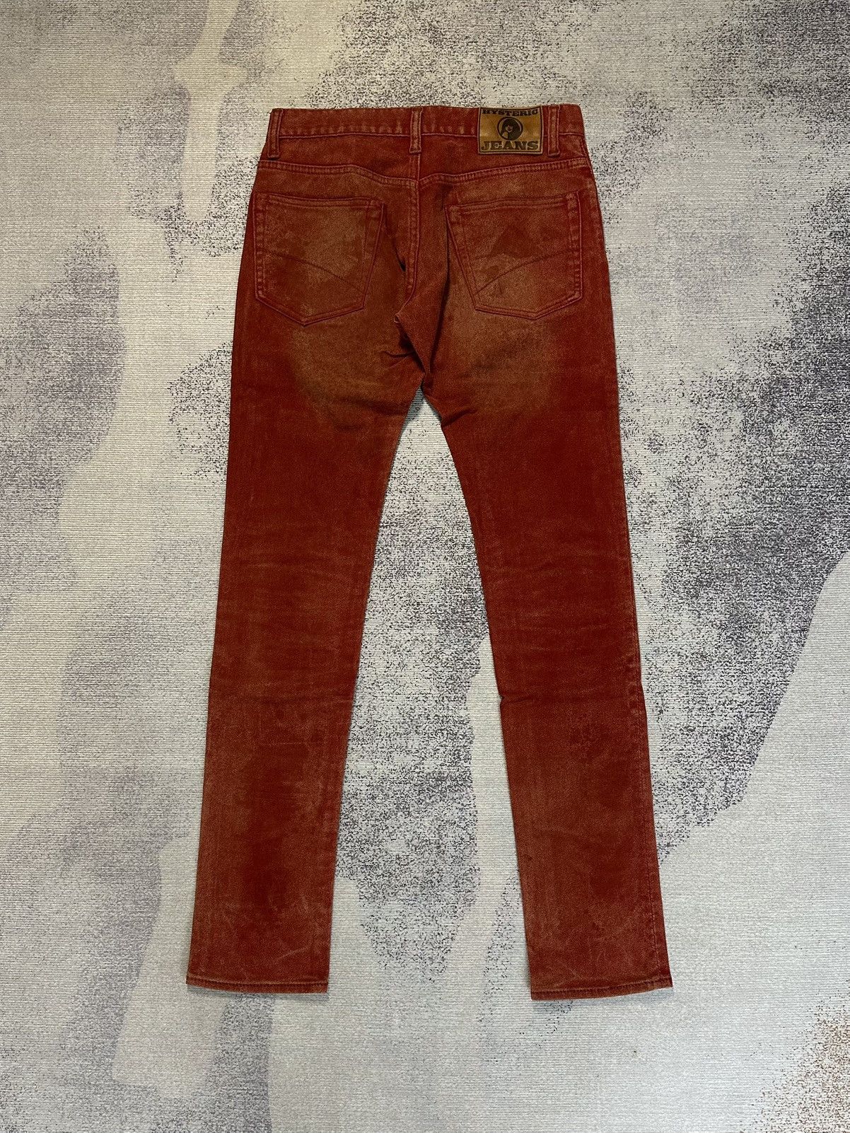 Hysteric Glamour Hysteric Glamour Slim Fit Suede Pants Red Size US 28 / EU 44 - 2 Thumbnail