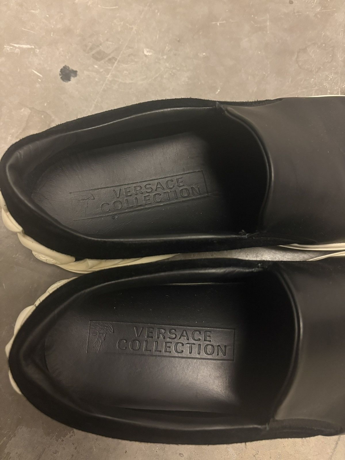 Versace Collection Baroque Slip On Sneakers Shoes Purple Men\'s Size‎ 11M VERSACEloafersyellowpurplebaro  main image 2