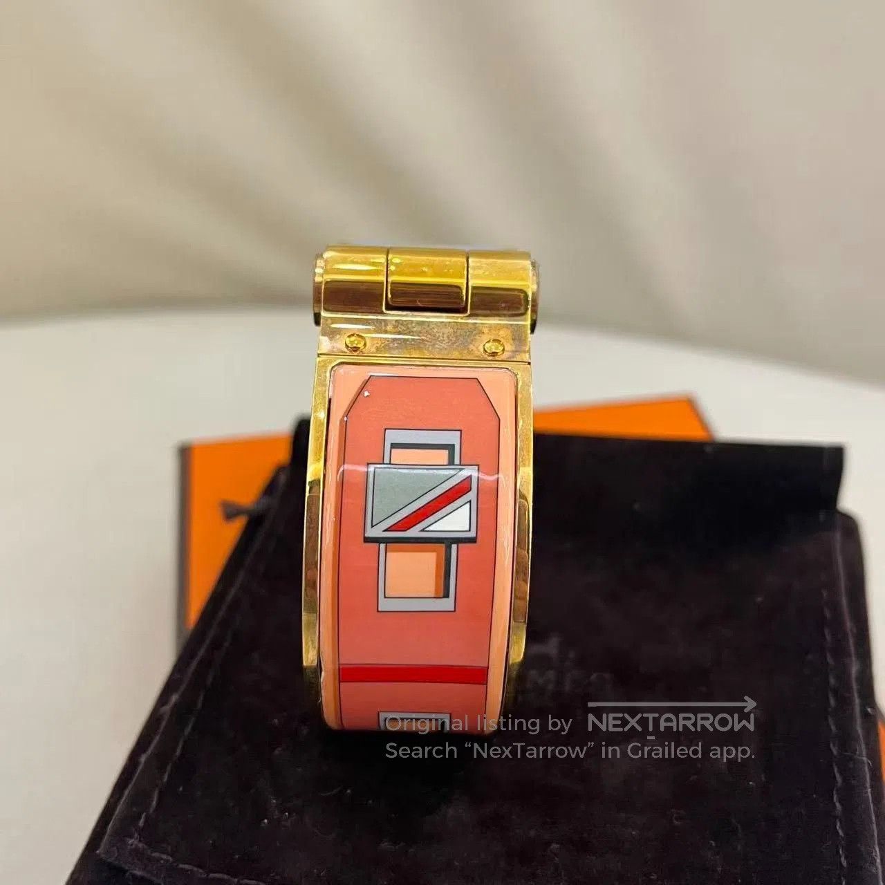 Hermes Hermes Enamel Wide Bangle. Size ONE SIZE - 2 Thumbnail