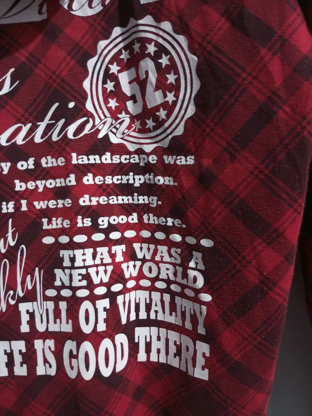 If Six Was Nine × Japanese Brand × Le Grande Bleu (L.G.B.) Vintage g-Dept tartan spellout fur hoodies Size US M / EU 48-50 / 2 - 12 Thumbnail