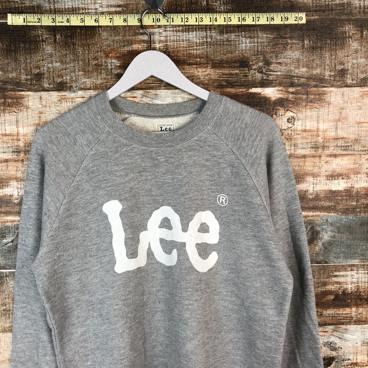 Lee × Vintage Lee union made vintage Grey Sweatshirt #A1519 Size US M / EU 48-50 / 2 - 5 Thumbnail