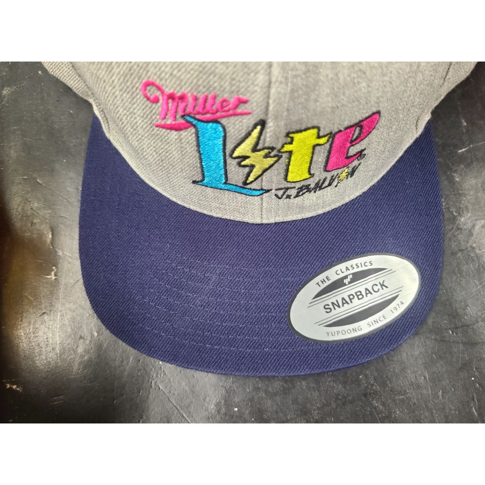 Vintage MILLER LITE Beer J. Balvin Latin Music Snapback Limit Edition Promo Cap Hat Size ONE SIZE - 3 Thumbnail