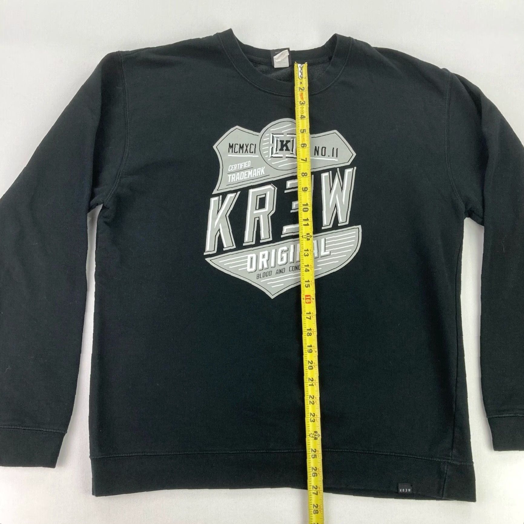 Krewe Krew Sweatshirt Men’s Crew Neck Pullover Black XL Size US XL / EU 56 / 4 - 5 Thumbnail