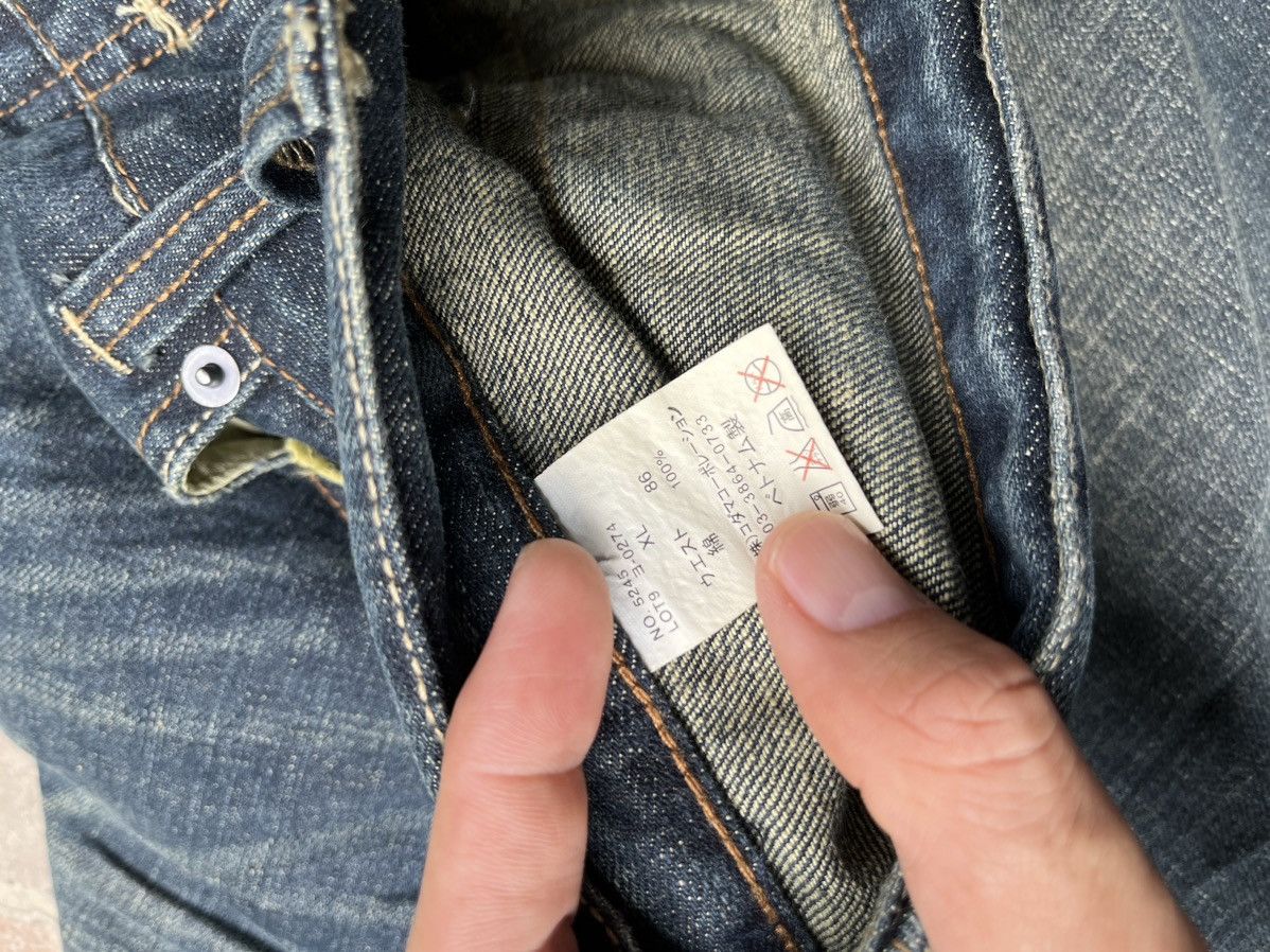 Japanese Brand Dominate double waist jeans Size US 34 / EU 50 - 17 Thumbnail