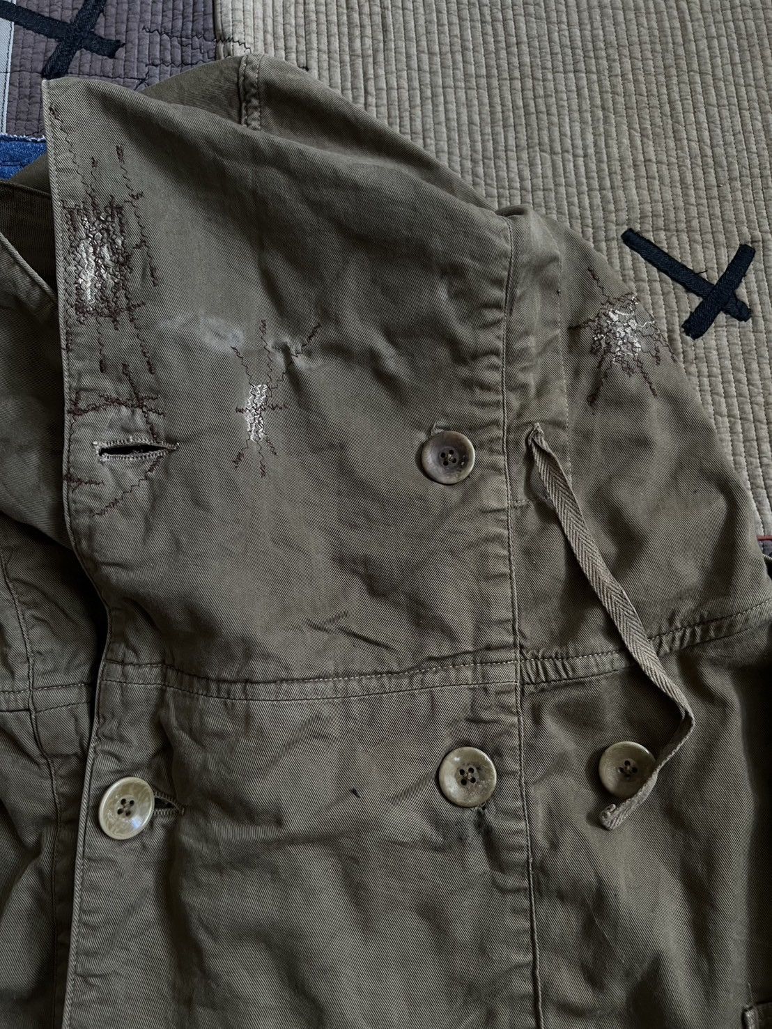 Kapital Rare* Vintage Kapital Sashiko Ringcoat by Kiro Hirata Size US XL / EU 56 / 4 - 10 Thumbnail