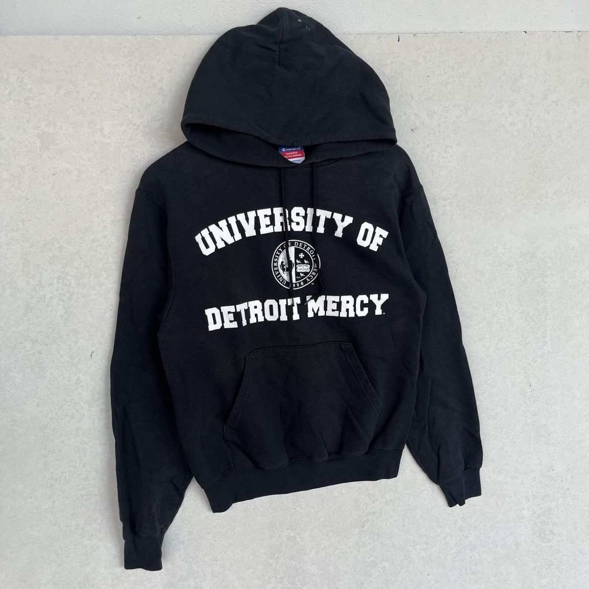 Other Vintage Champion Of Detroit Mercy Black Hoodie Size S Size US S / EU 44-46 / 1 - 3 Thumbnail