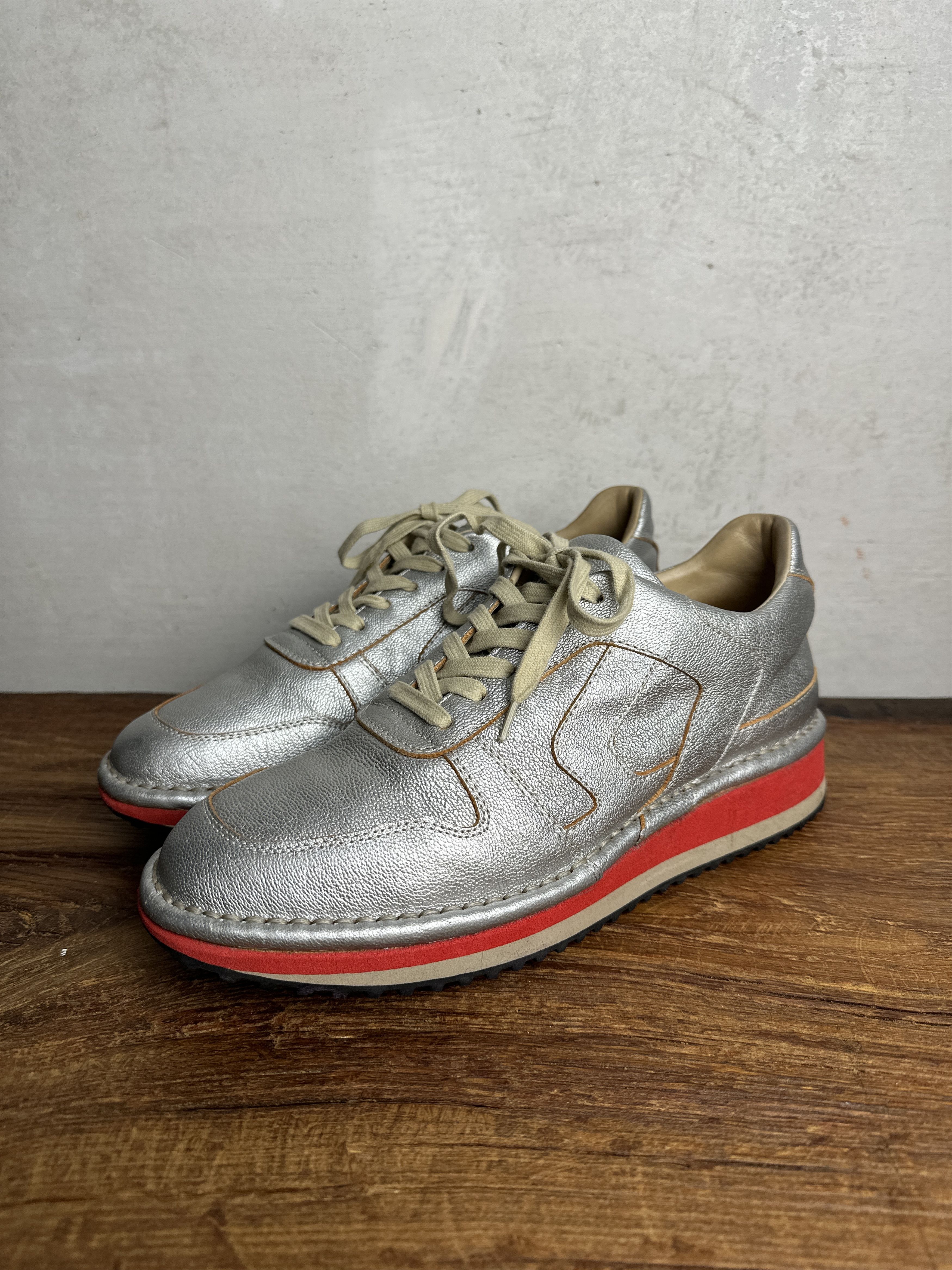 Maison Margiela Maison Martin Margiela 2014 San Crispino Silver Sneakers Size US 6.5 / EU 39-40 - 1 Thumbnail