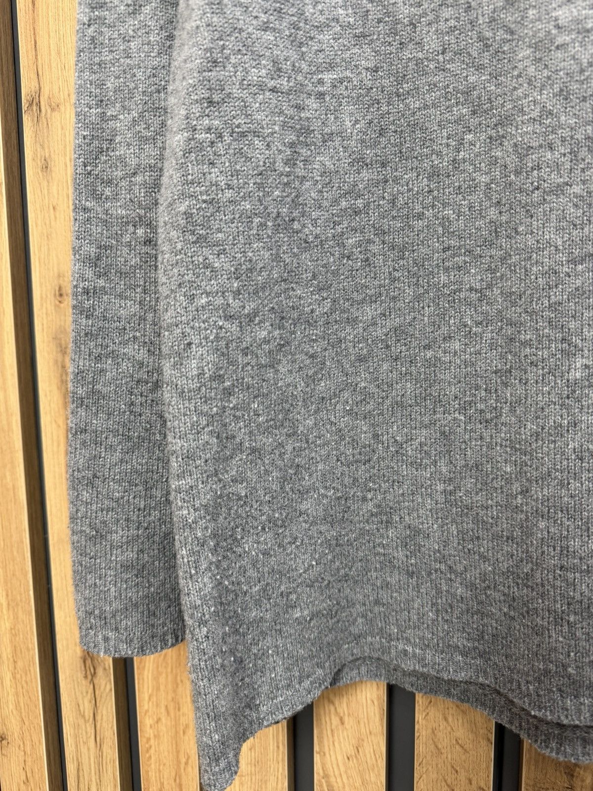 Gran Sasso Gran Sasso Womens Wool Knit Sweater Grey Size 48 Size XL / US 12-14 / IT 48-50 - 10 Thumbnail