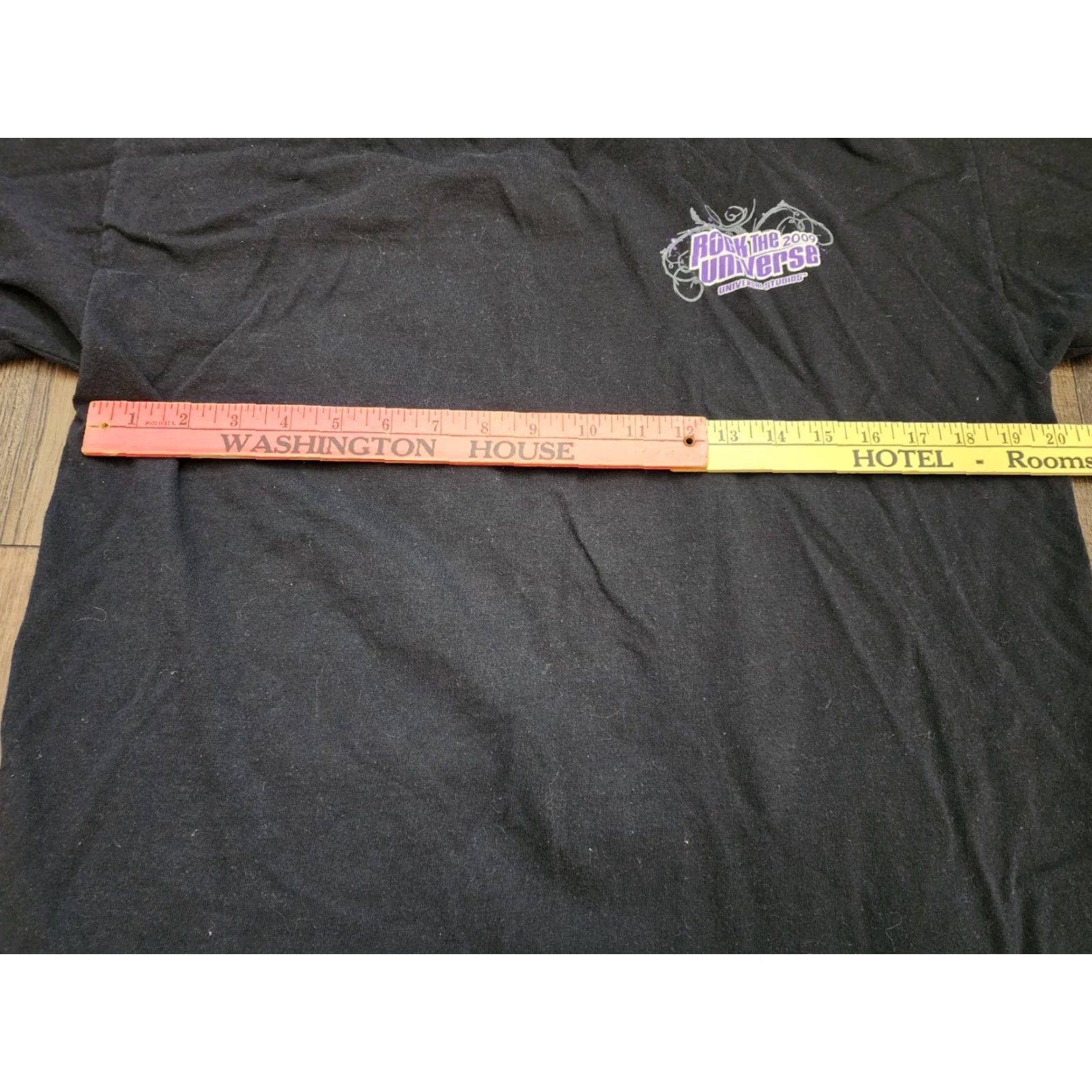 Vintage VINTAGE Rock The Universe Universal Studios 2009 Concert T-Shirt Short Sleeve Crew Neck Black Men L Music Double-Sided Size US L / EU 52-54 / 3 - 2 Thumbnail