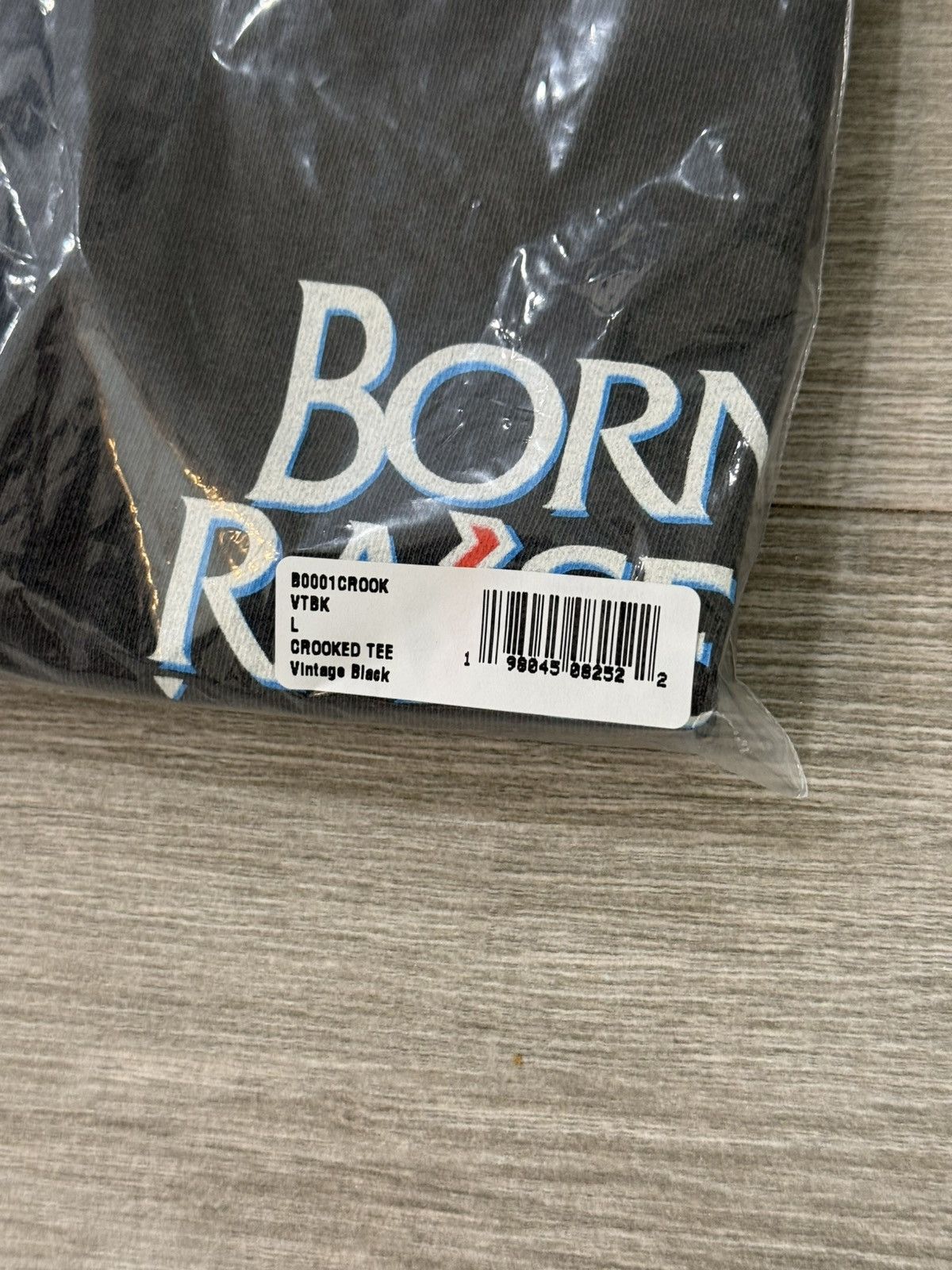 Born X Raised BORN X RAISED Crooked Tee T-Shirt Vintage Black Size L Large Size US L / EU 52-54 / 3 - 7 Thumbnail