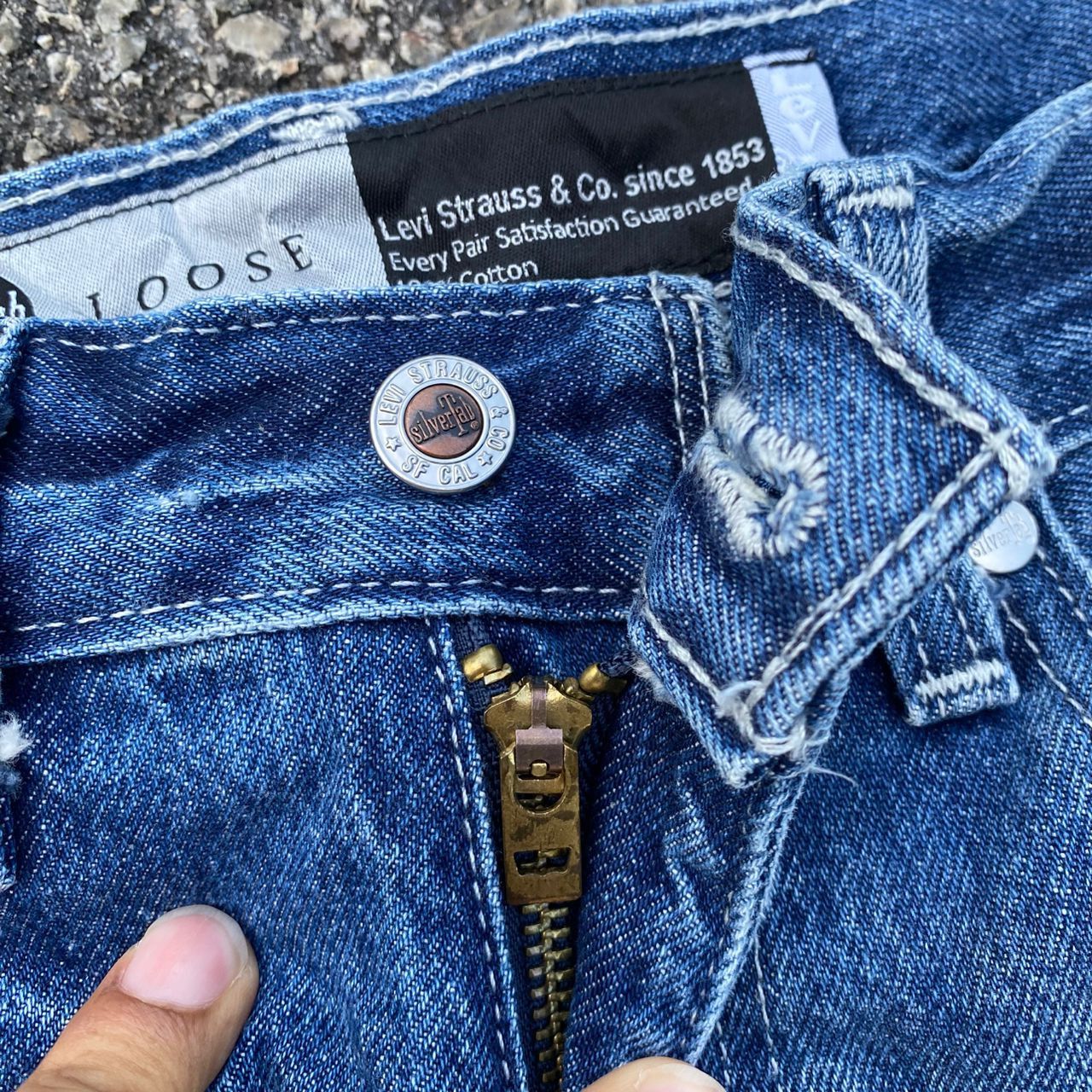 Kapital Vintage 90s Levis Silvertab Loose Denim Jeans Size US 30 / EU 46 - 13 Thumbnail