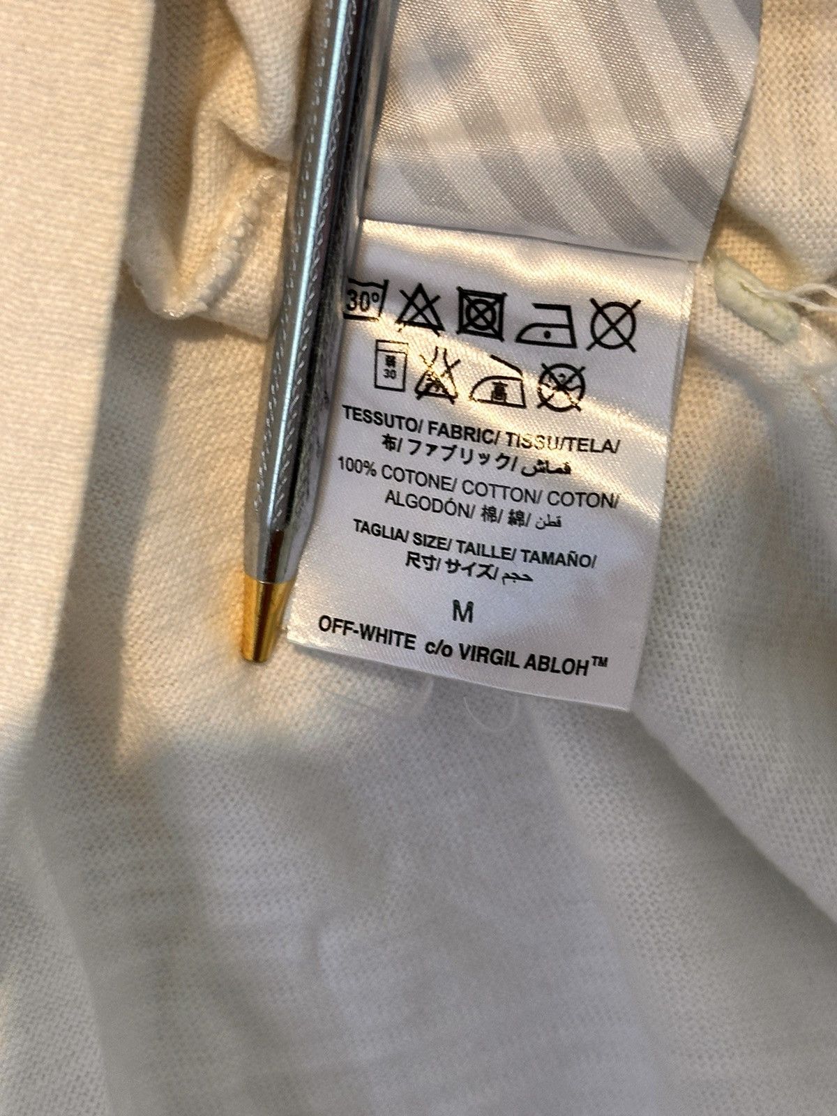 Off-White Caravaggio Tee Size US L / EU 52-54 / 3 - 8 Thumbnail