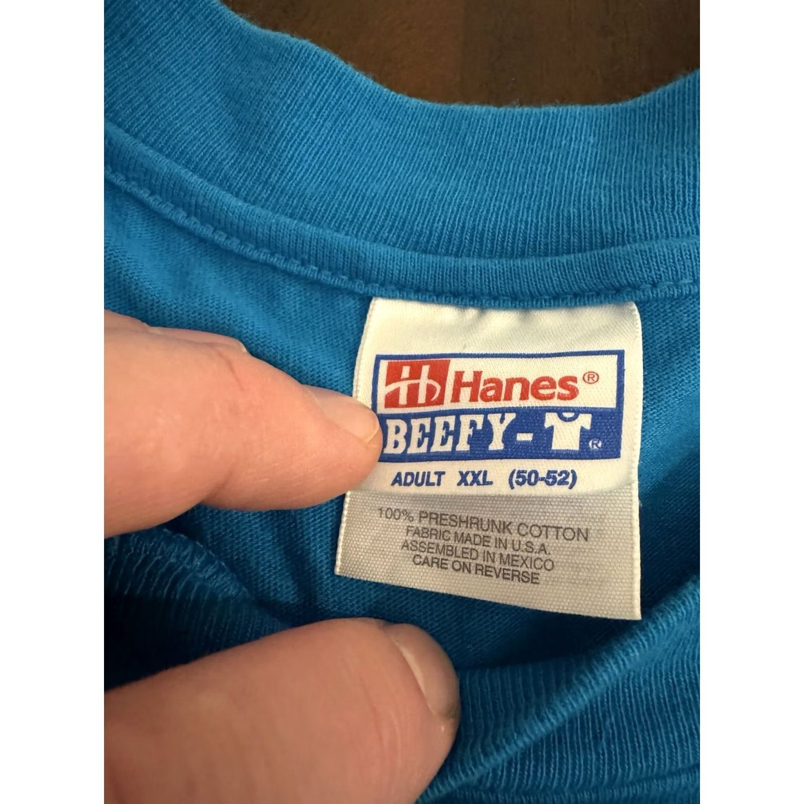 Hanes VINTAGE Washington PNW Shirt XXL Teal Blue Dolphins Ocean Aquarium See Pics Size US XXL / EU 58 / 5 - 4 Thumbnail