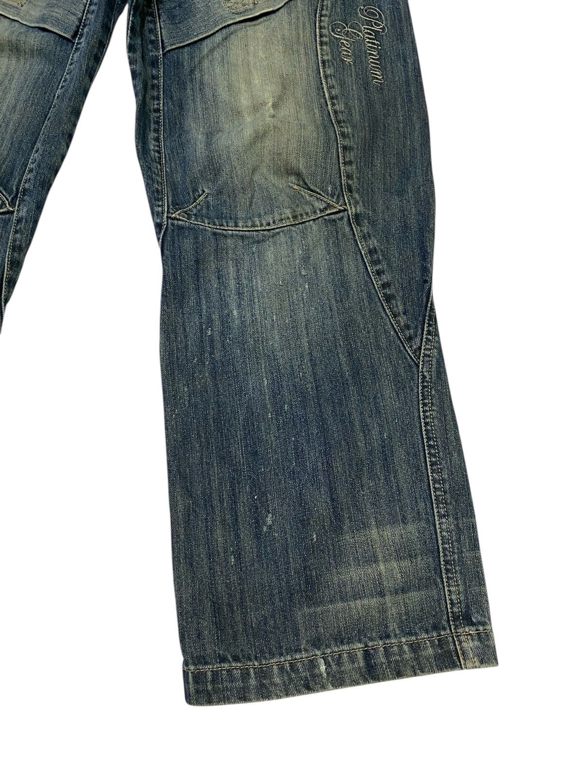 JNCO Japanese brand X Platinum gear baggy jeans Size US 31 - 6 Thumbnail
