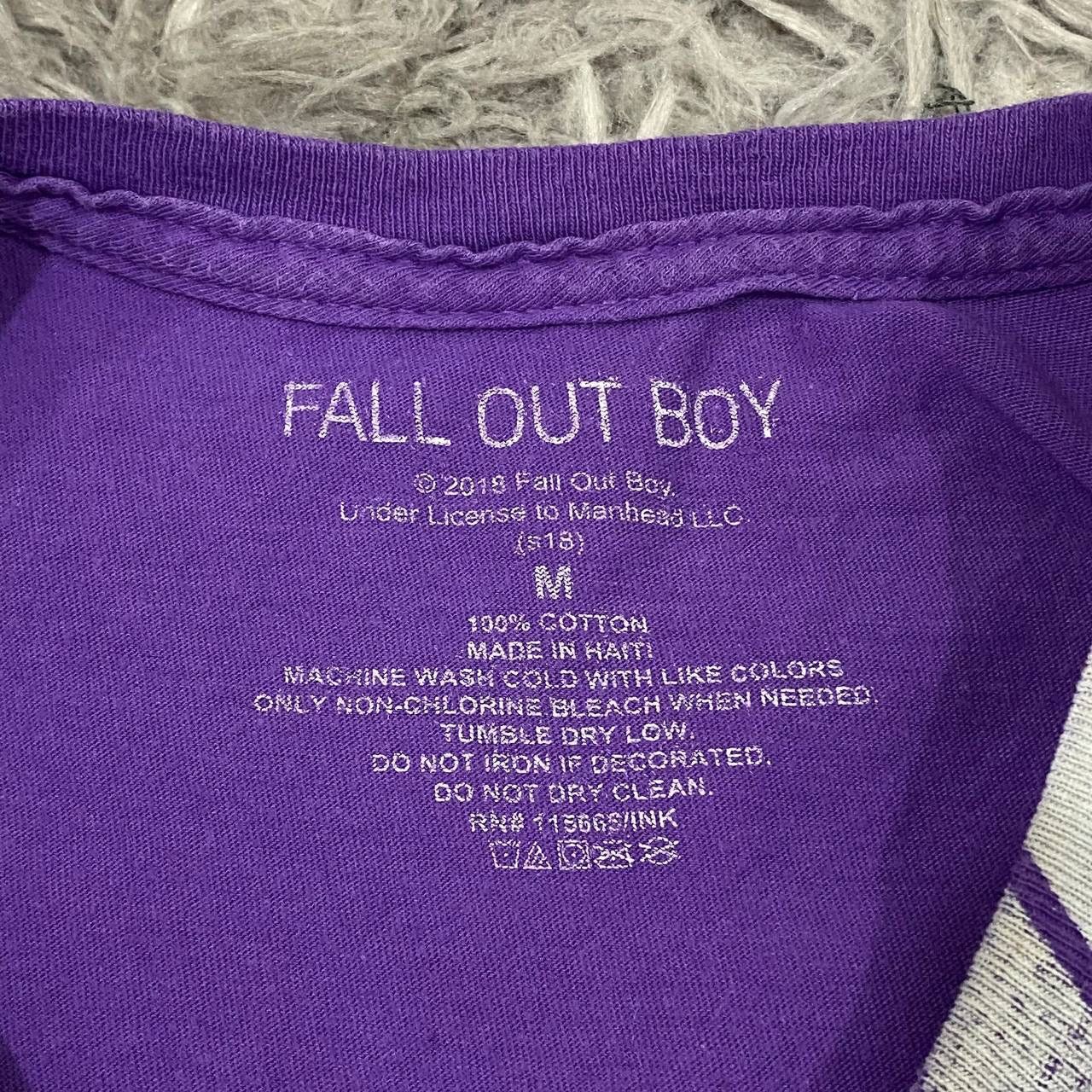 Band Tees Band fall out boy pop punk fullprint Size US M / EU 48-50 / 2 - 4 Thumbnail