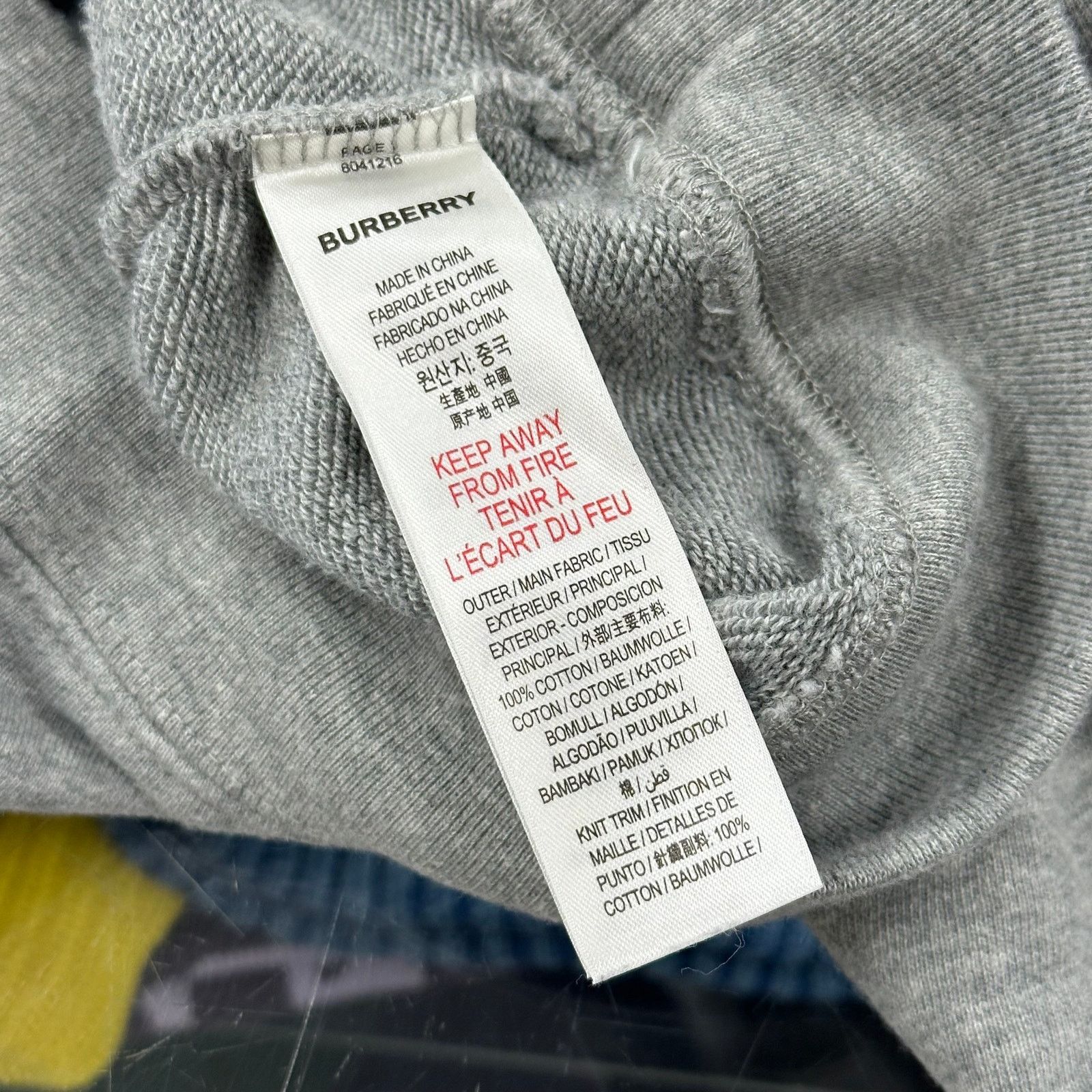 Burberry Burberry Kids Grey Thomas Bear Sweatshirt Crewneck 18 Months Size XXS / US 00 / IT 34 - 4 Thumbnail