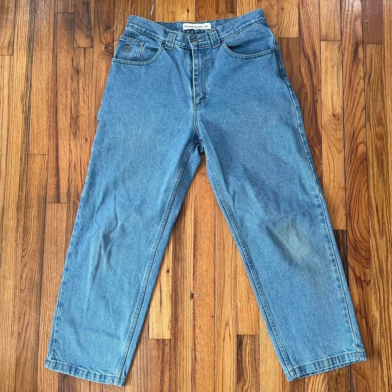Polar Skate Co. Polar Skate Co Baggy Blue Jeans Grunge Streetwear size 30x32 Size US 30 / EU 46 - 2 Thumbnail