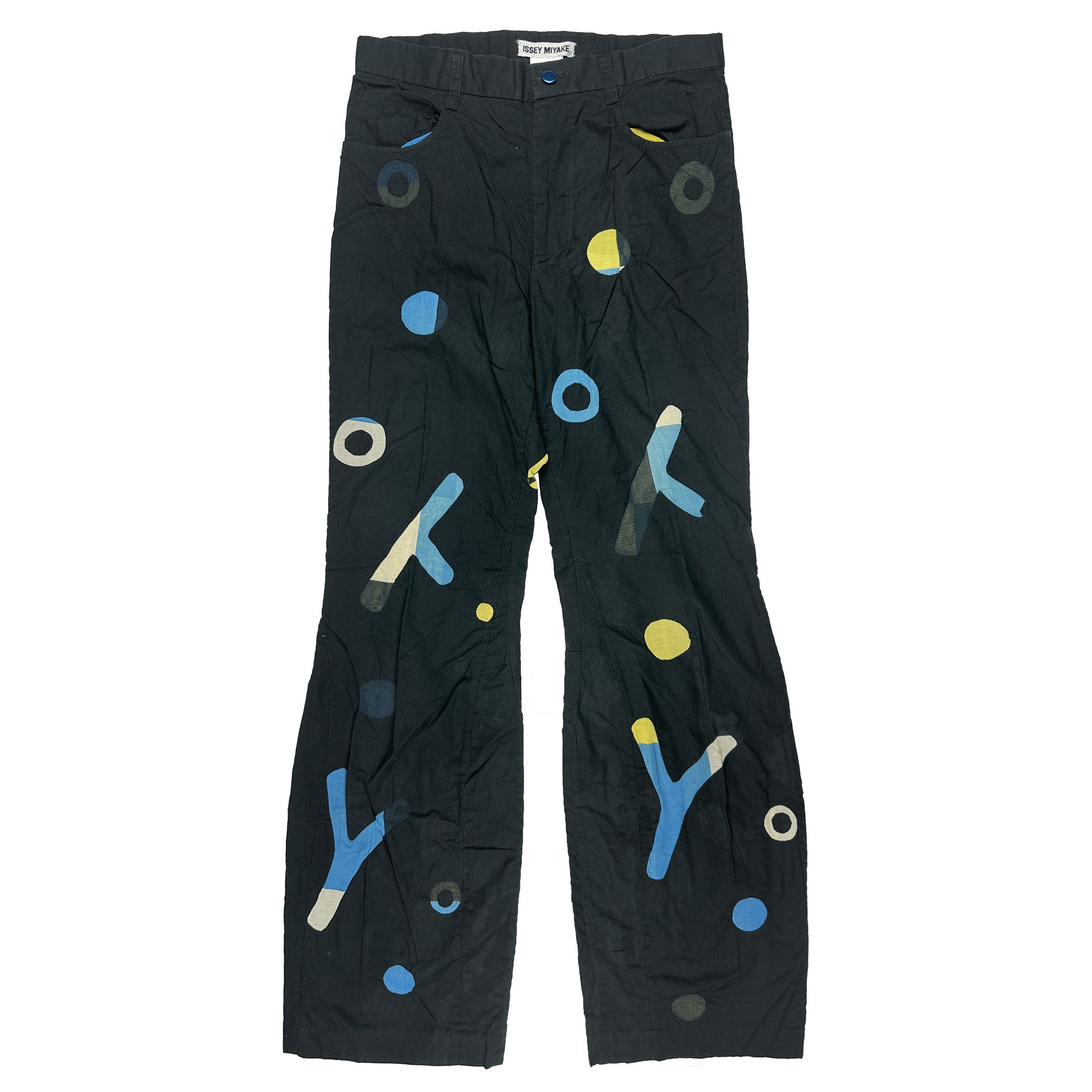 Issey Miyake SS97 Patchwork Balloon Pants Size US 30 / EU 46 - 1 Thumbnail