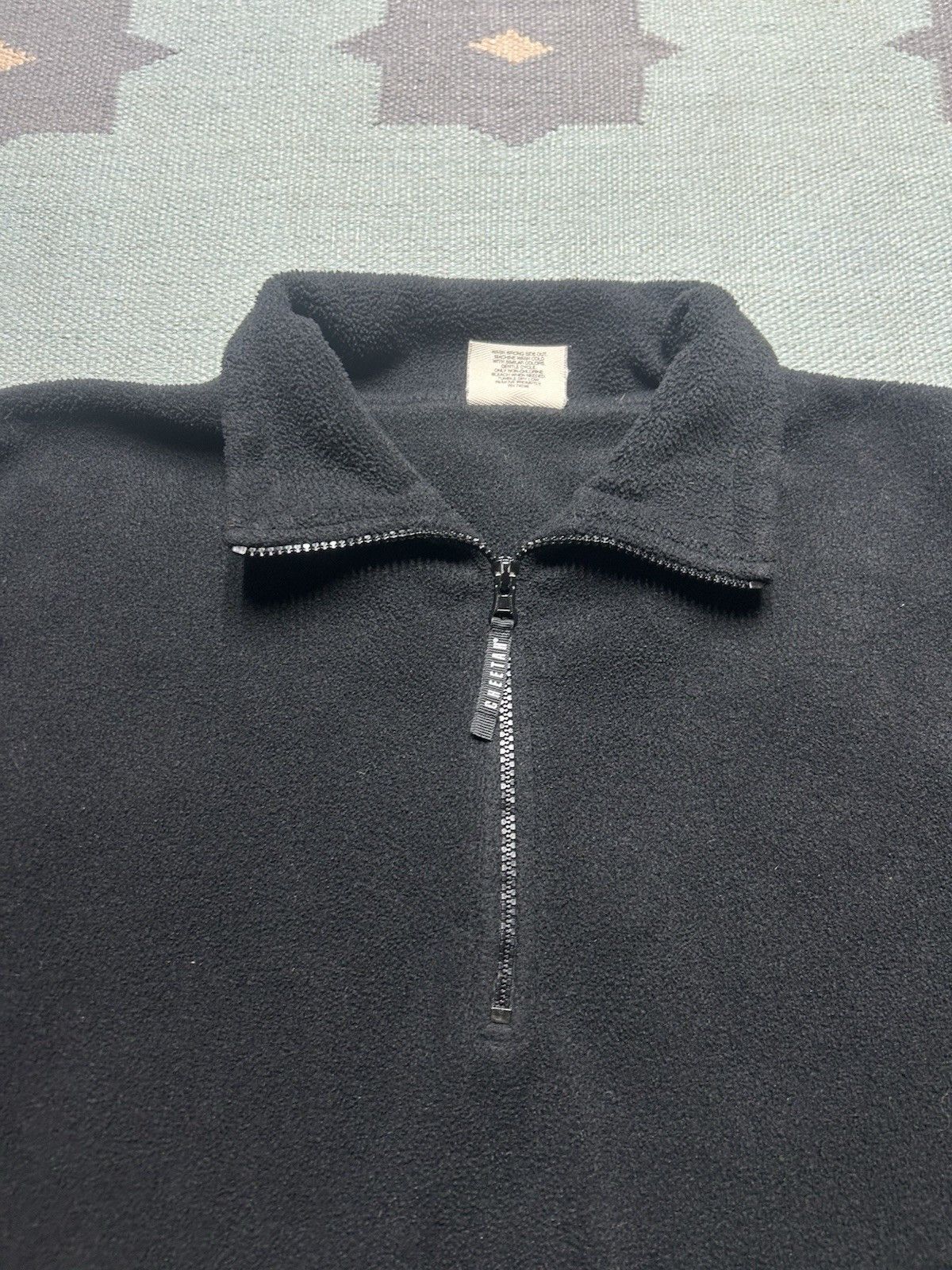 Vintage Cheetah 1/4 zip pullover fleece jacket poly sweater medium Size US M / EU 48-50 / 2 - 4 Thumbnail