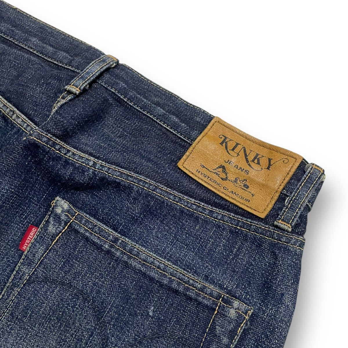 Hysteric Glamour ORIGINAL VINTAGE KINKY JEANS SELVEDGE HYSTERIC GLAMOUR Size US 32 / EU 48 - 9 Thumbnail
