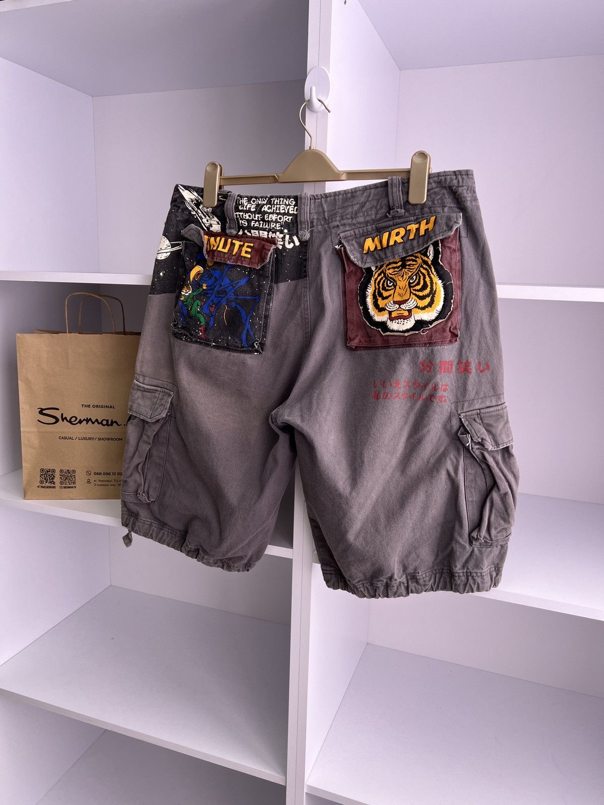 Designer × Vintage Vintage Minute Mirth Y2K Shorts Size US 40 / EU 56 - 11 Thumbnail
