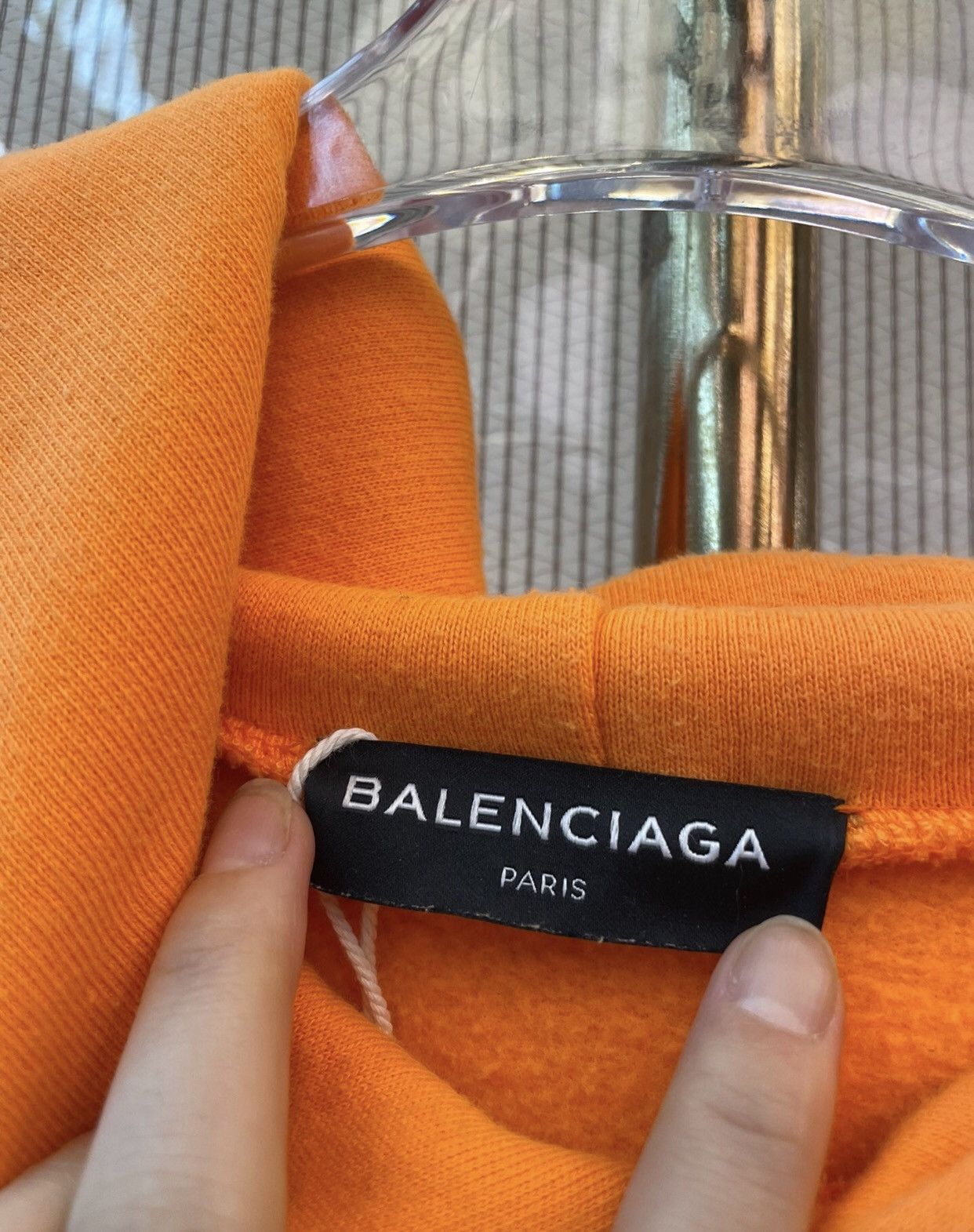 Balenciaga BALENCIAGA Hoodie Destruction Hoodie Orange Yellow Hoodie Size US XS / EU 42 / 0 - 3 Thumbnail