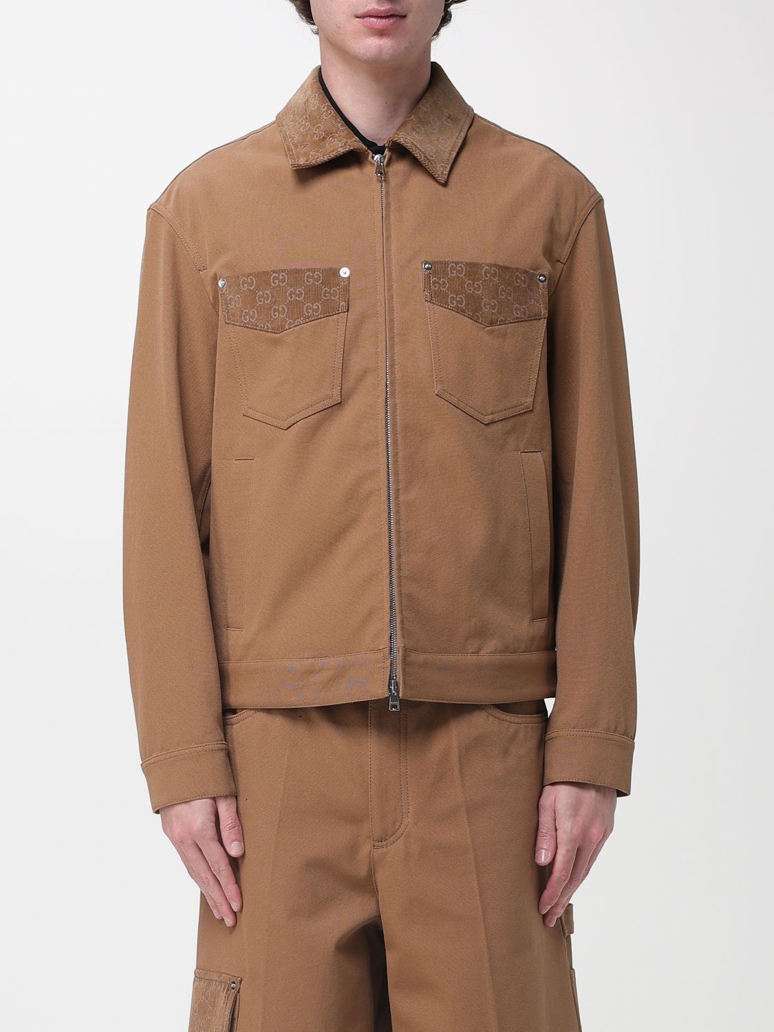 Gucci Gucci Jacket Men Camel Size US XL / EU 56 / 4 - 1 Thumbnail