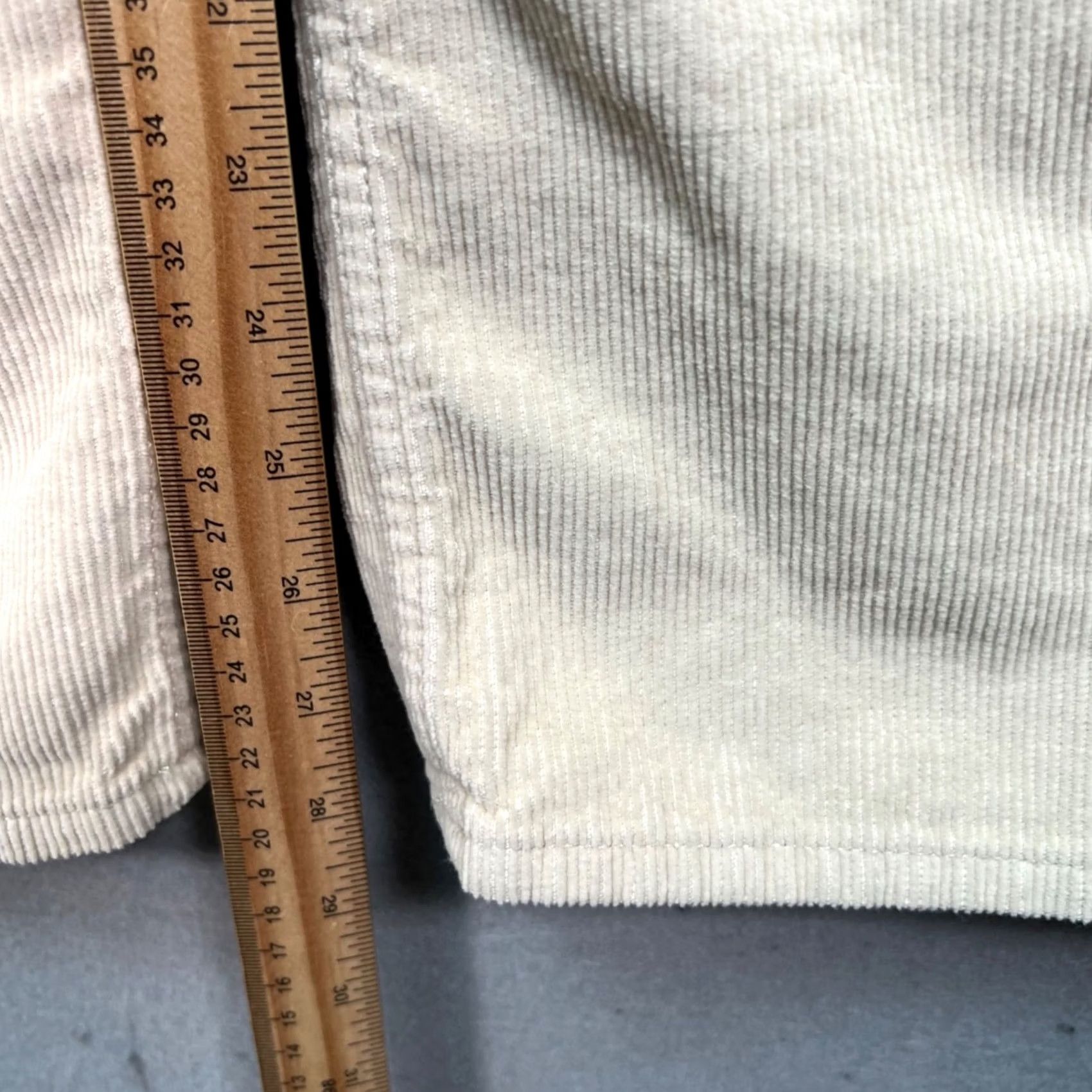 Cos COS Womens Pants Beige Corduroy 100% Cotton Wide-Leg 28 Regular Inseam 30 Vintage: No Size 28" / US 6 / IT 42 - 7 Thumbnail