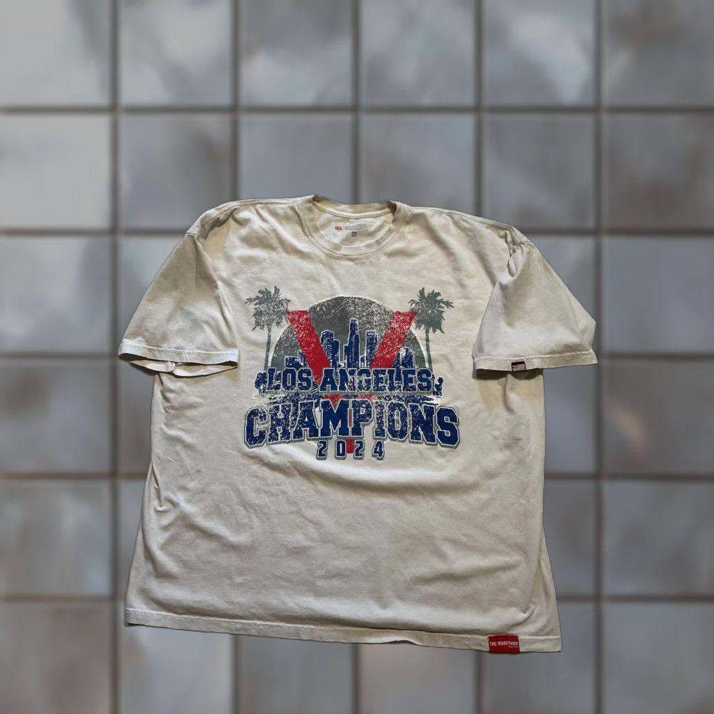 Champion VINTAGE The Marathon Clothing TMC Los Angeles Champions 2024 Victory Nipsey T-Shirt 3XL White Shirt Mens Size US XXL / EU 58 / 5 - 1 Thumbnail