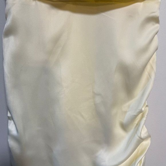 Other Oh Polly Satin Cowl Ruched Mini Dress – (Size 10) Size L / US 10 / IT 46 - 4 Thumbnail